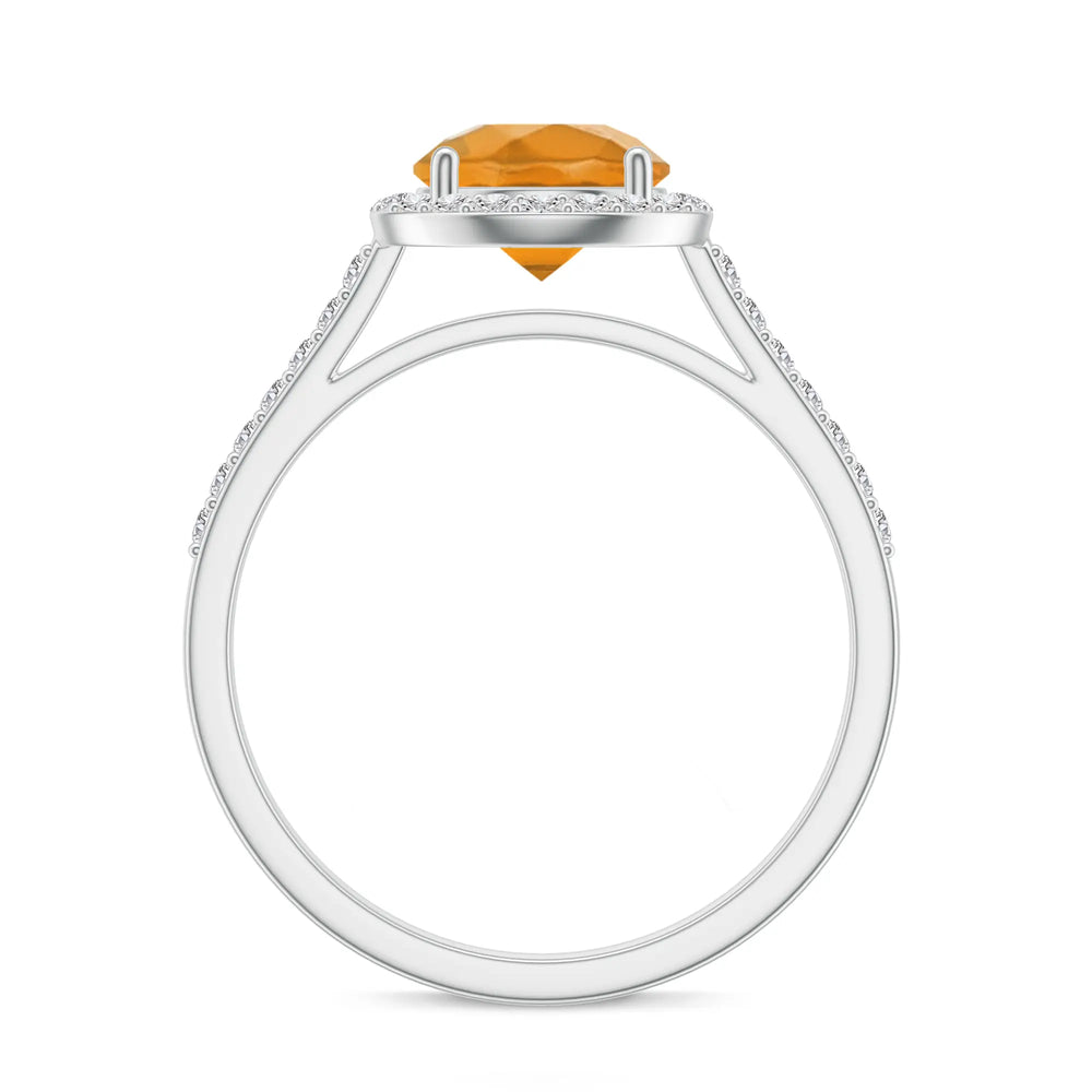 18K White Gold Vermeil