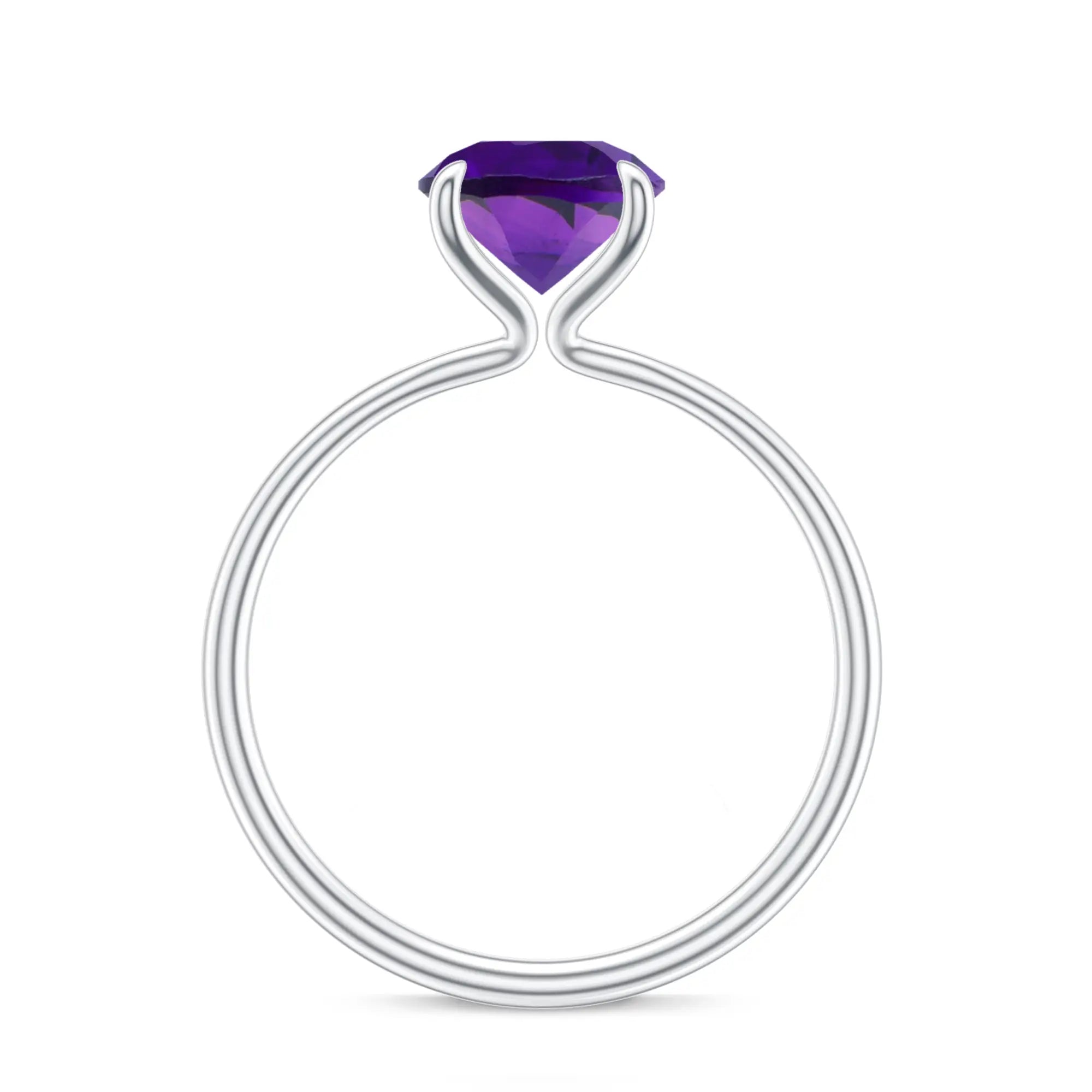 18K White Gold Vermeil