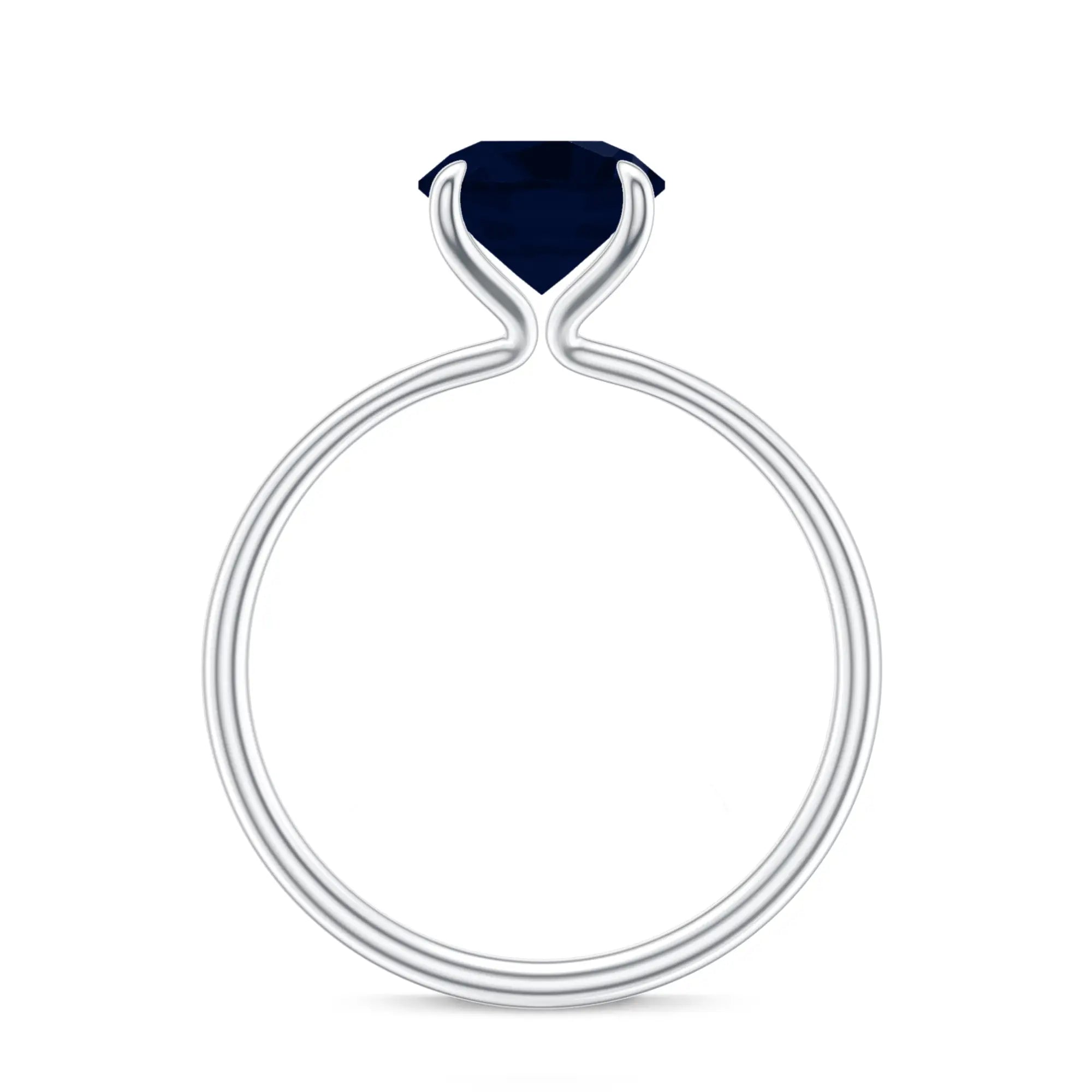 18K White Gold Vermeil