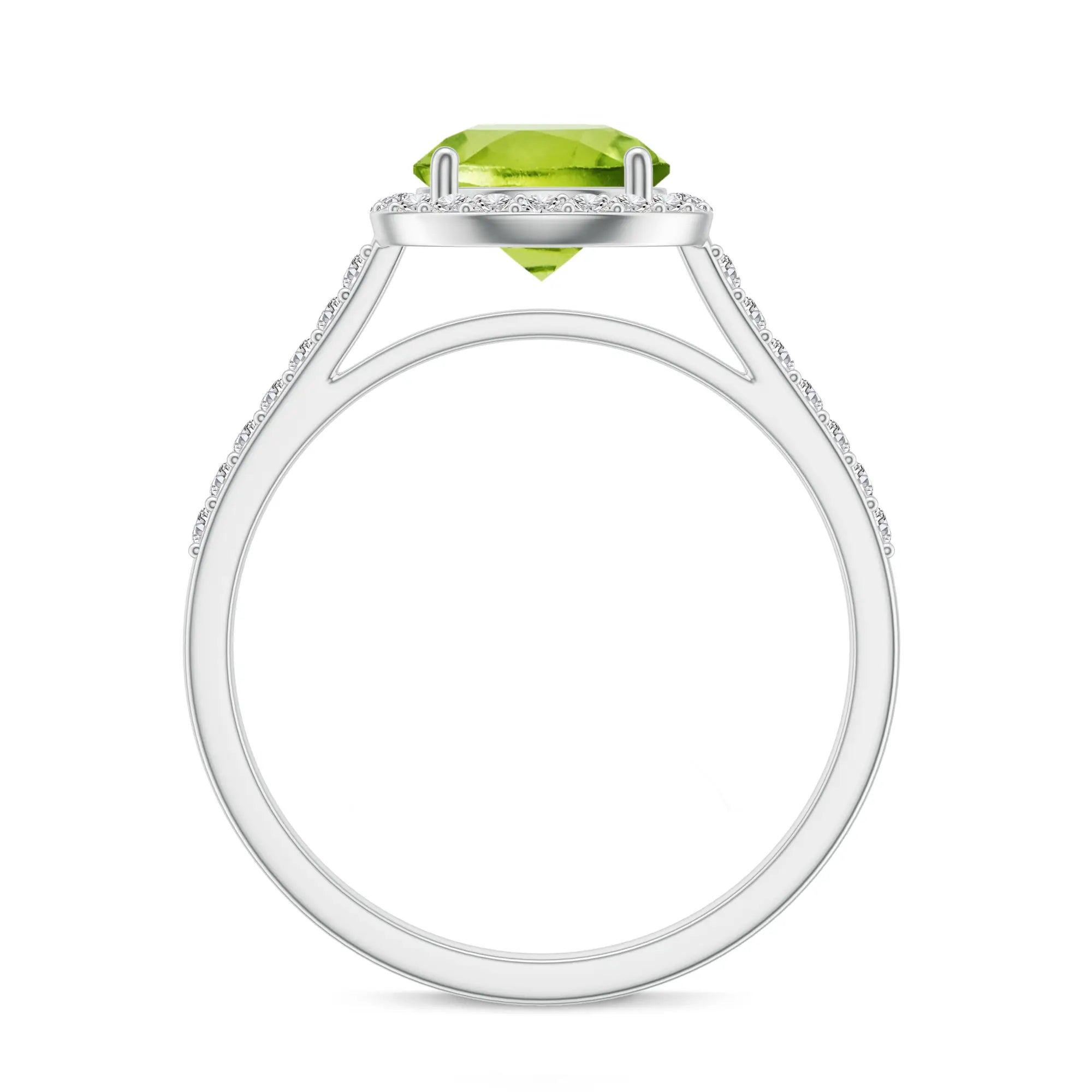 18K White Gold Vermeil