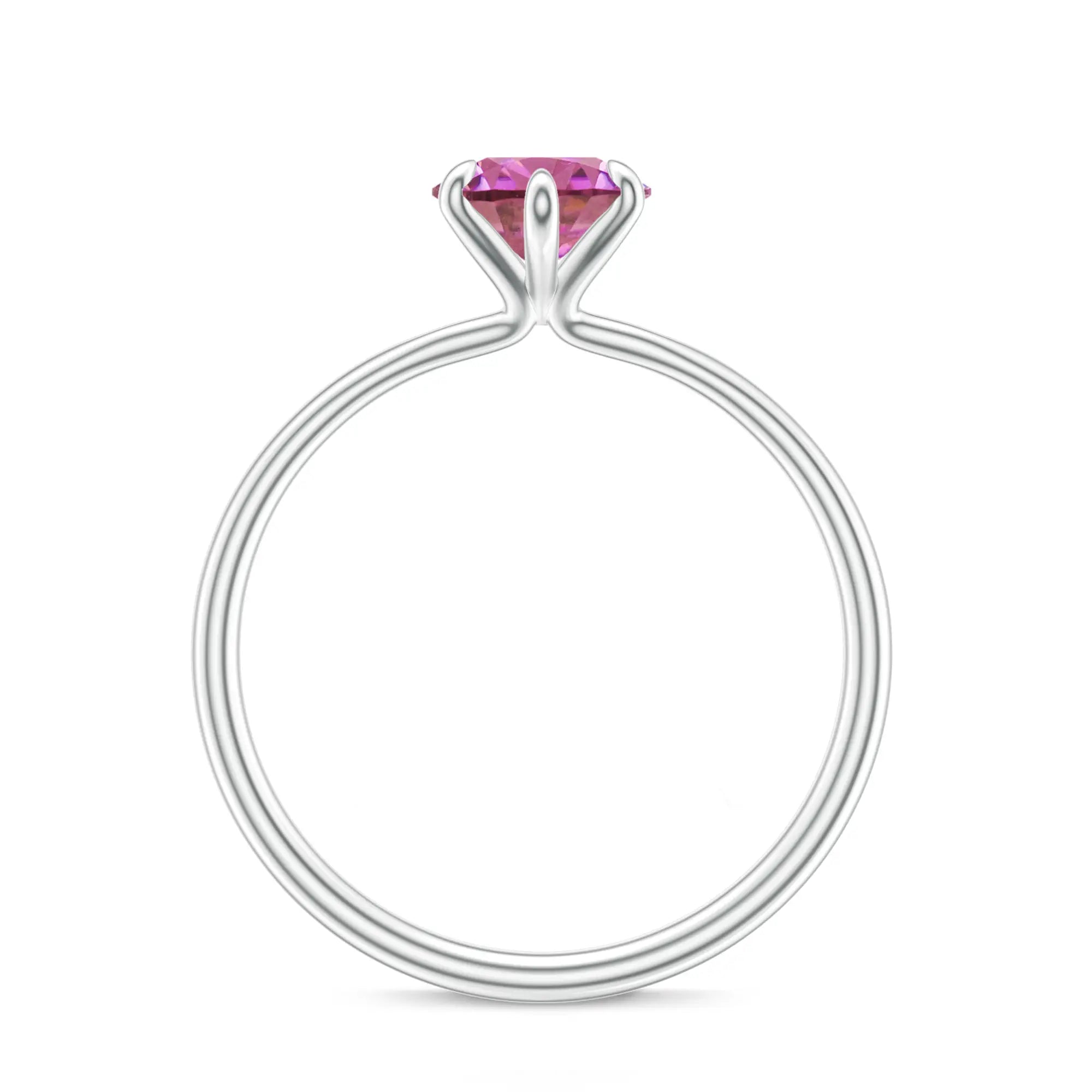 18K White Gold Vermeil