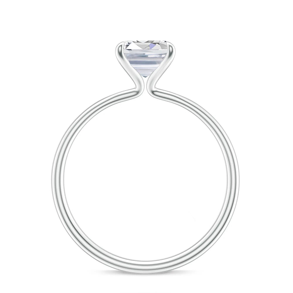 18K White Gold Vermeil