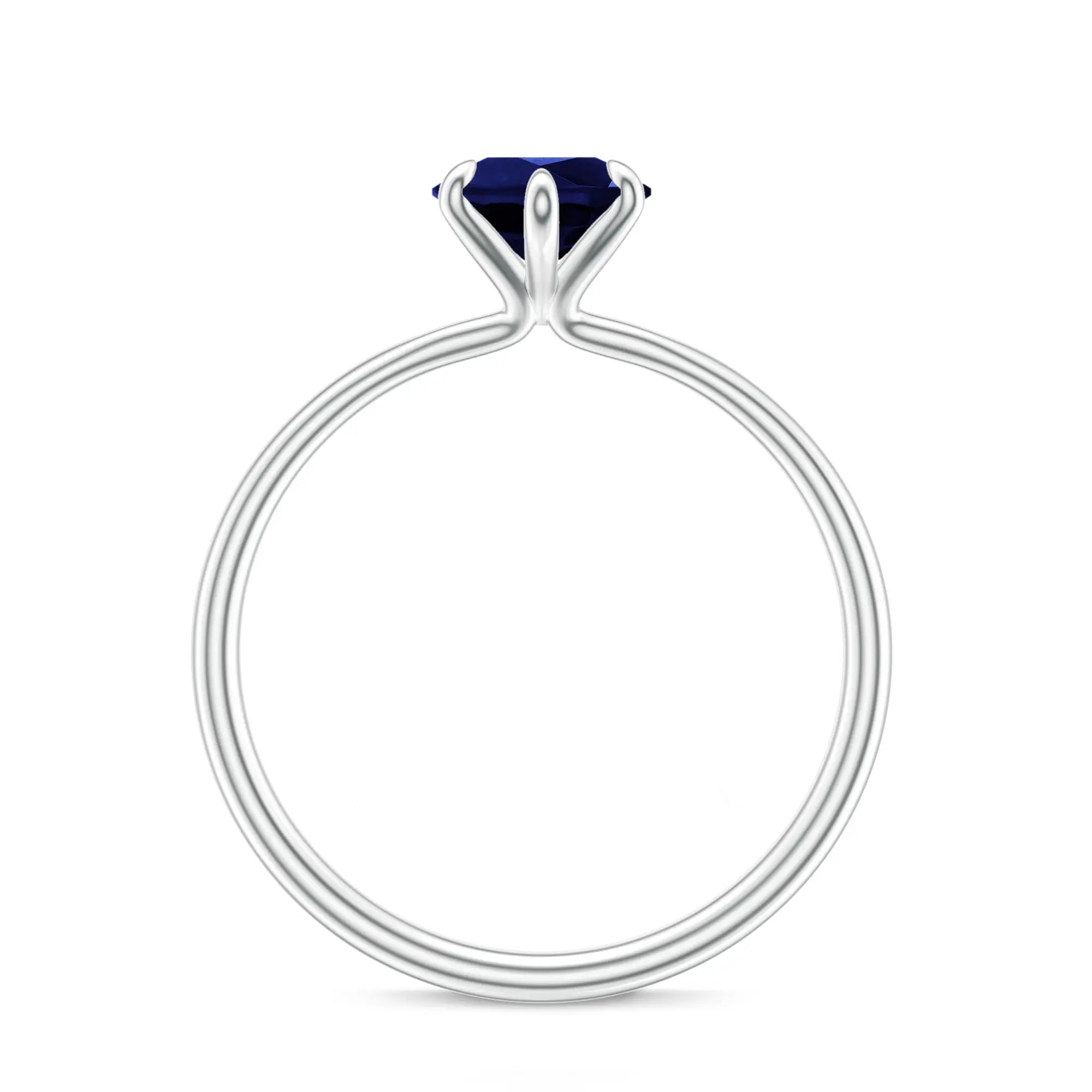 18K White Gold Vermeil