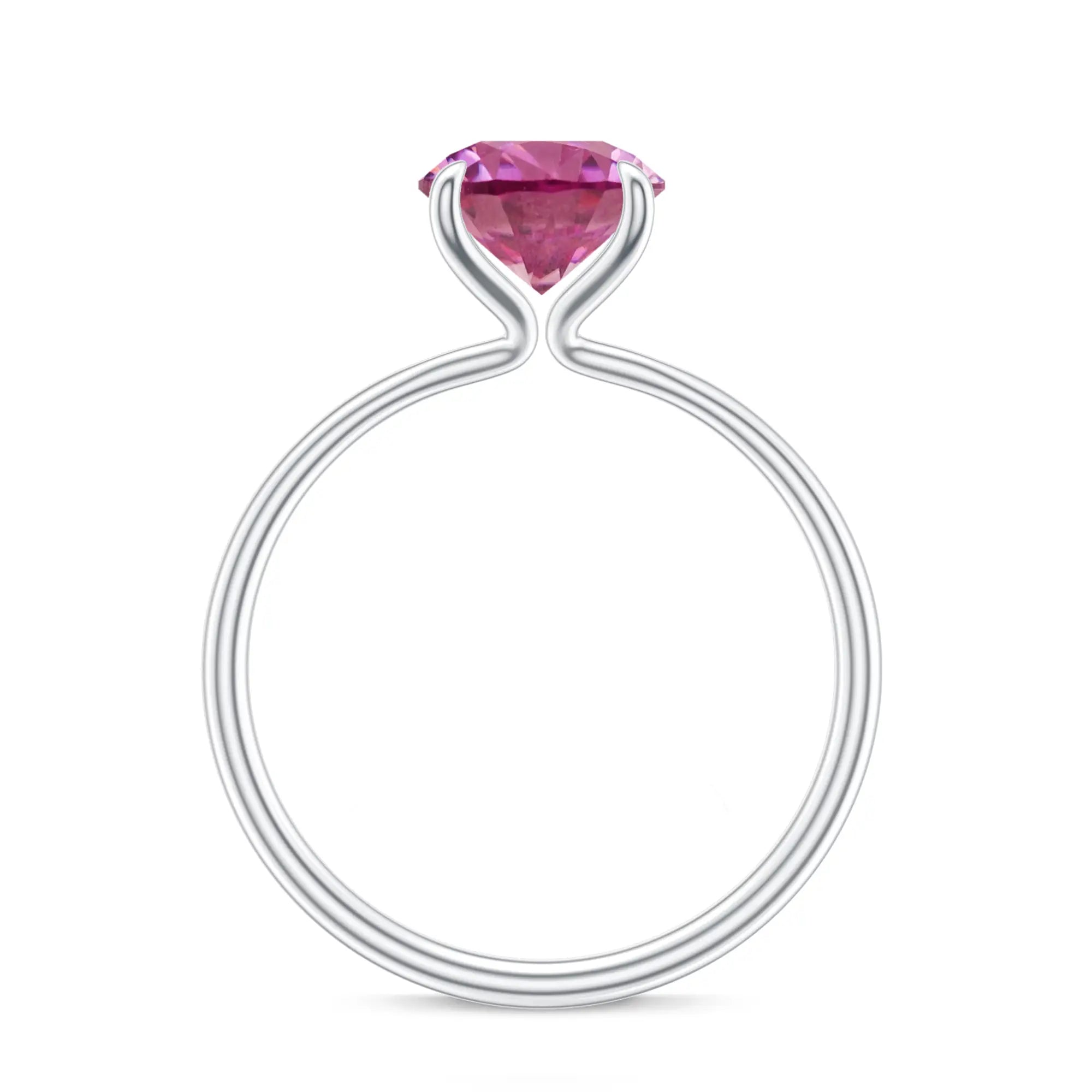 18K White Gold Vermeil