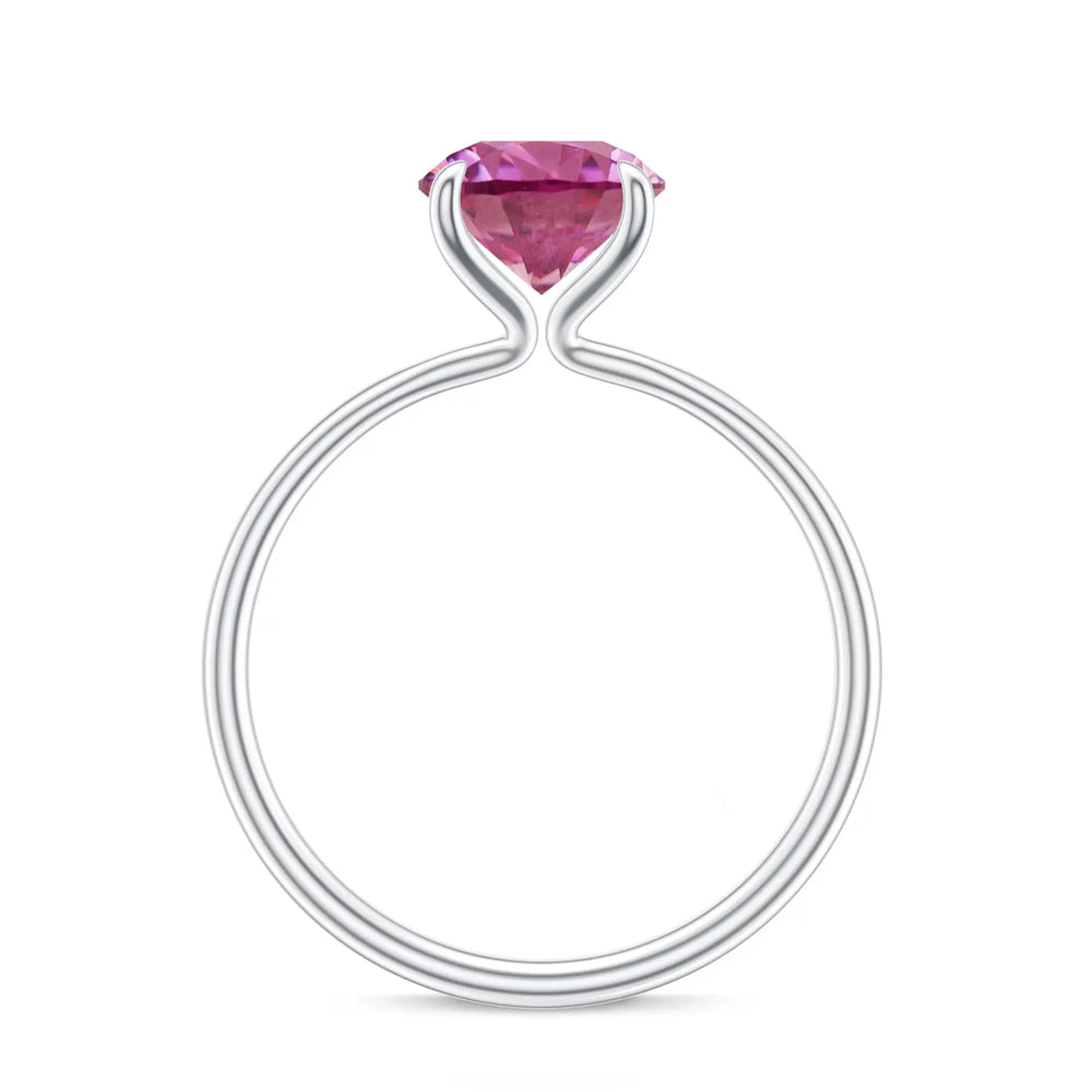 18K White Gold Vermeil