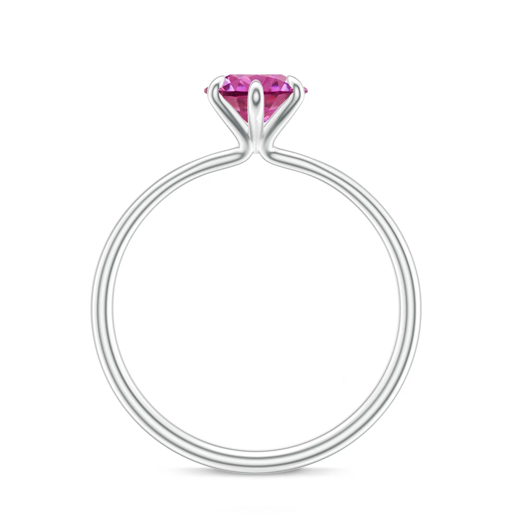 18K White Gold Vermeil