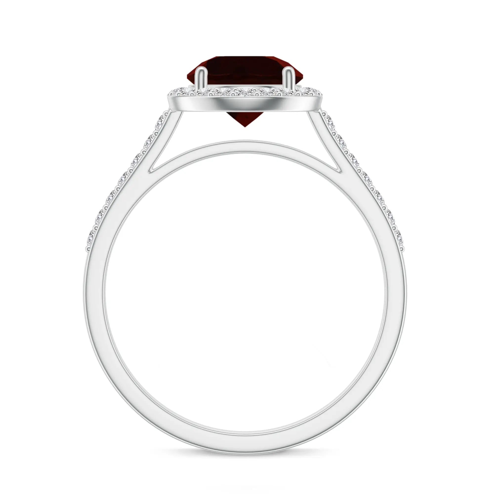 18K White Gold Vermeil