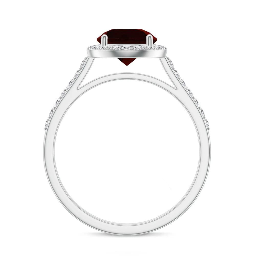18K White Gold Vermeil