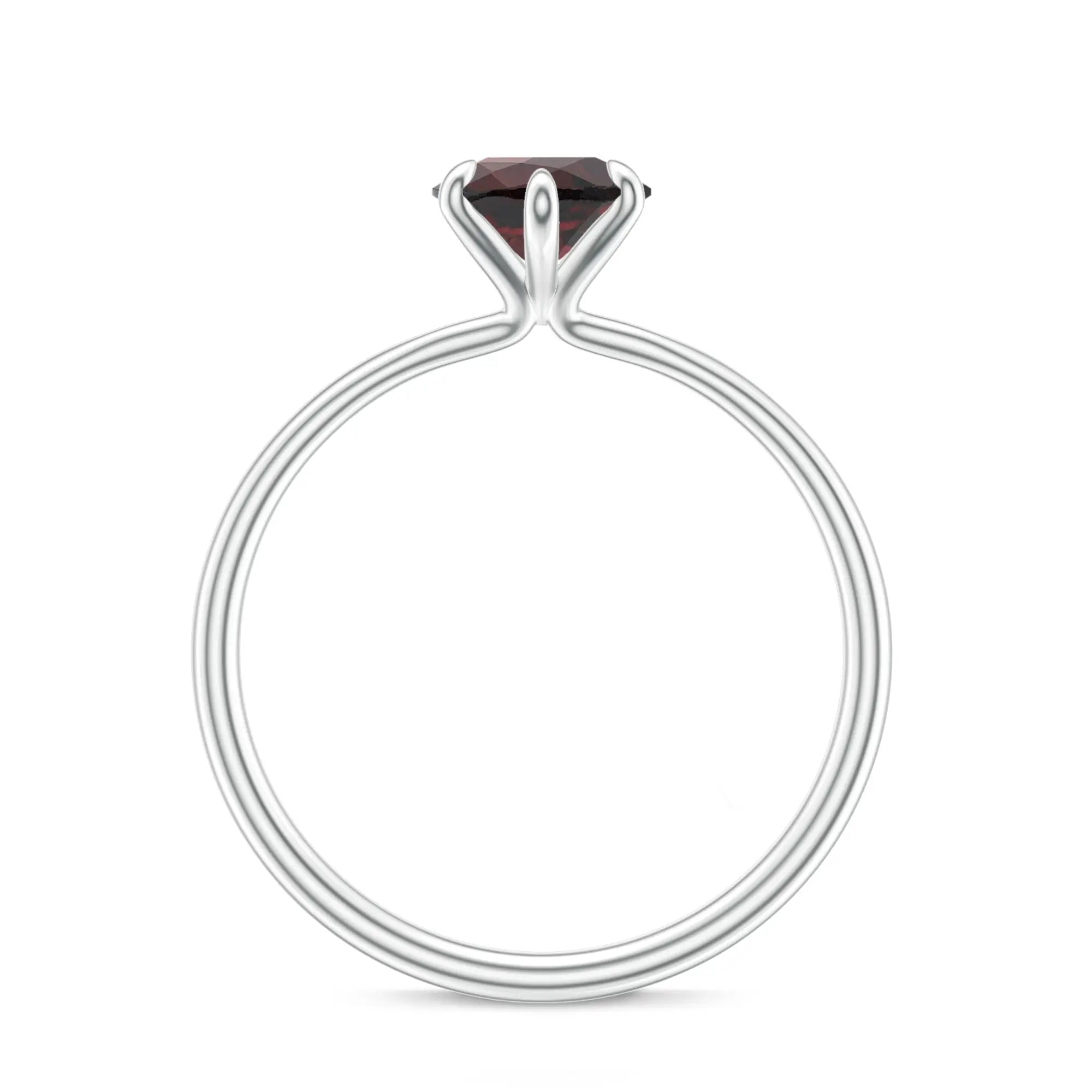 18K White Gold Vermeil