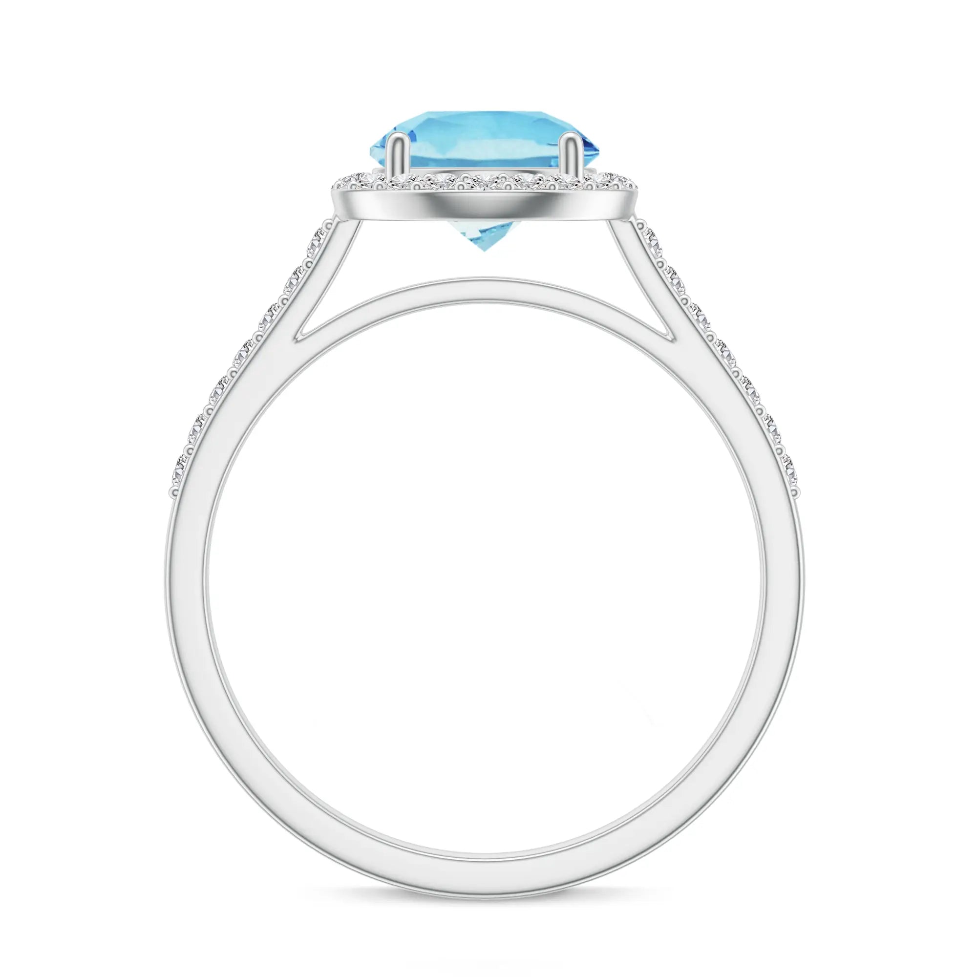 18K White Gold Vermeil