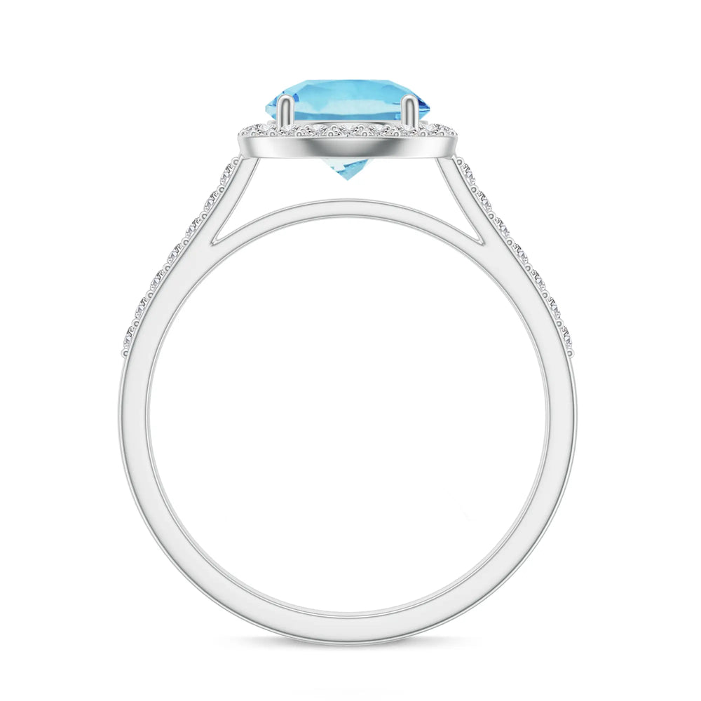 18K White Gold Vermeil