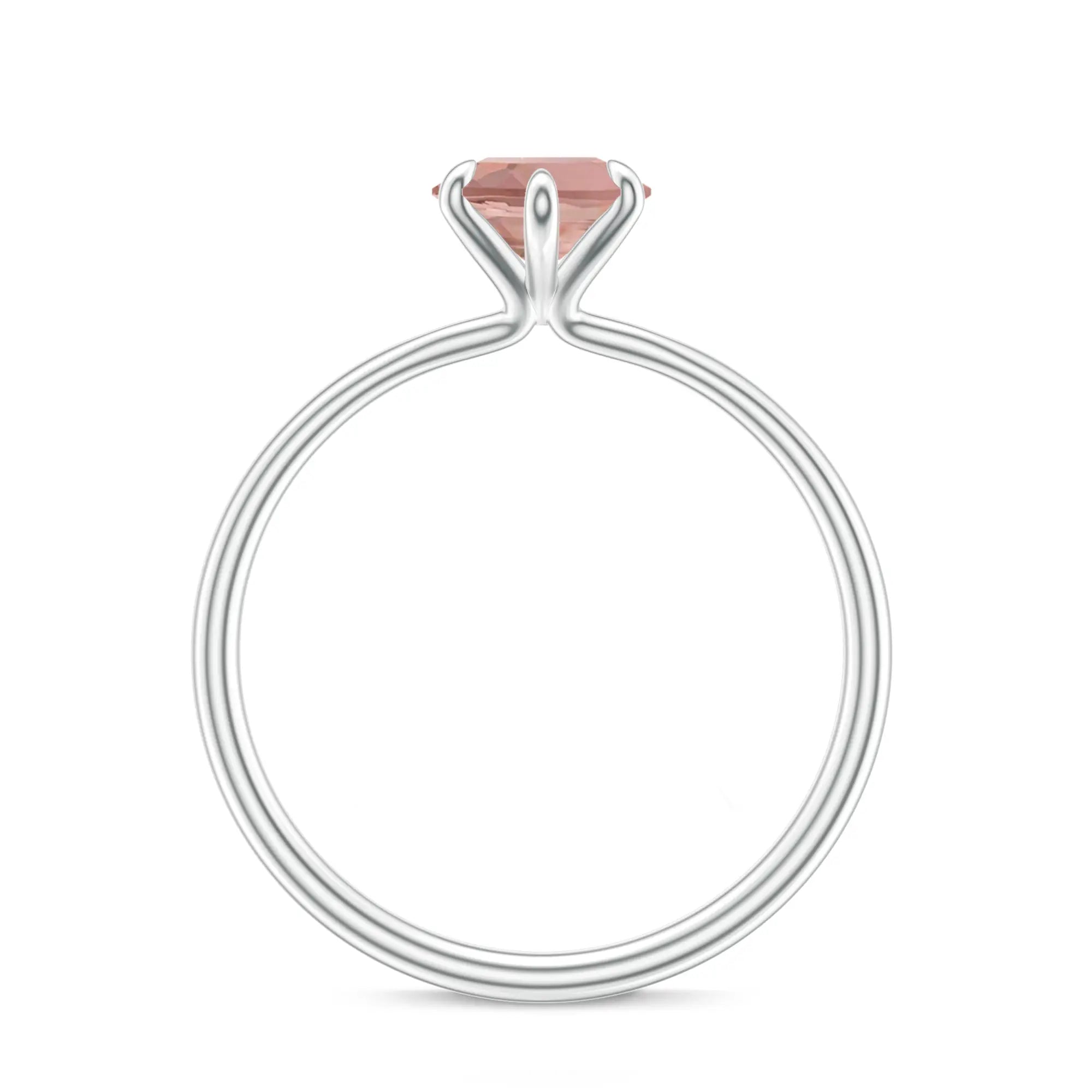 18K White Gold Vermeil