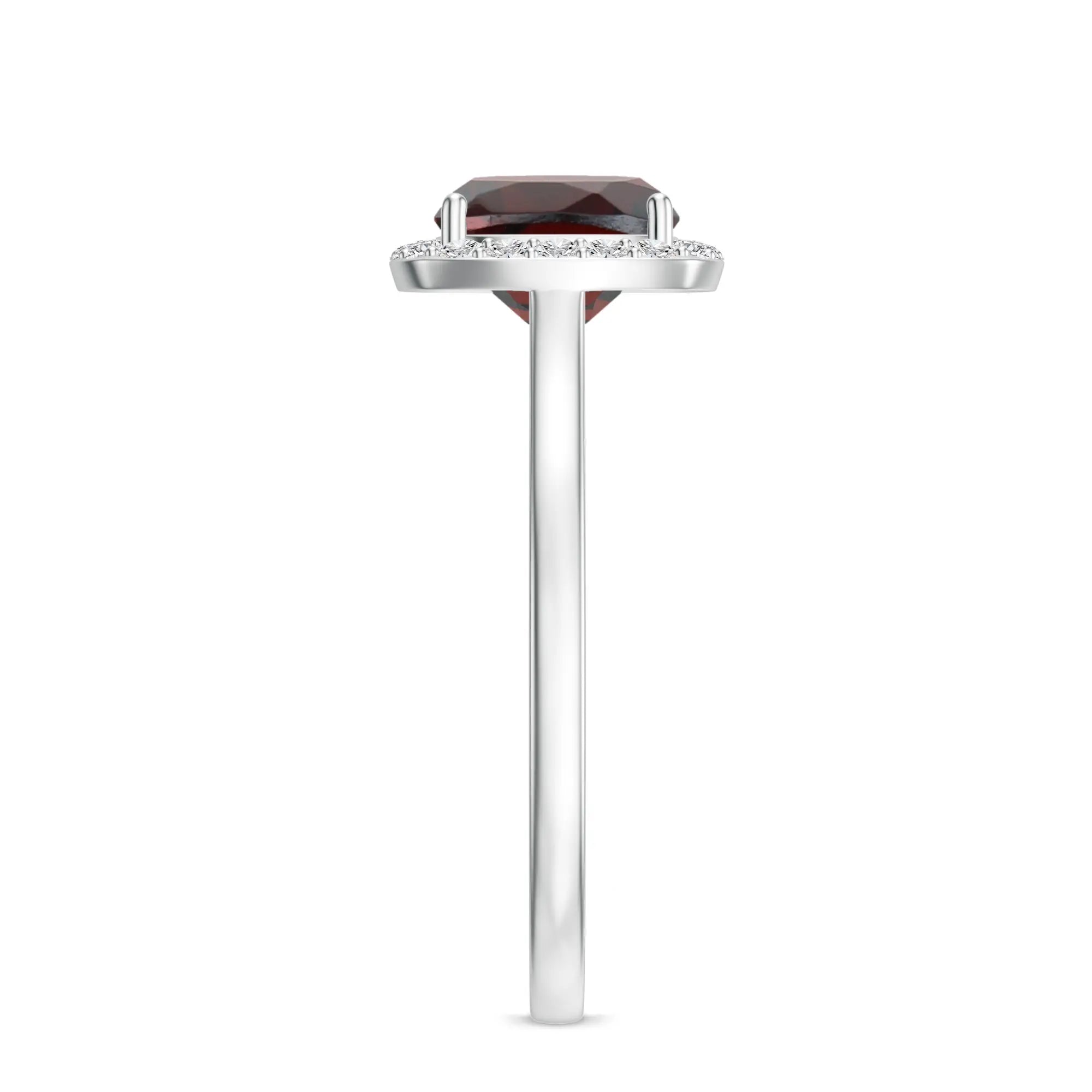 18K White Gold Vermeil