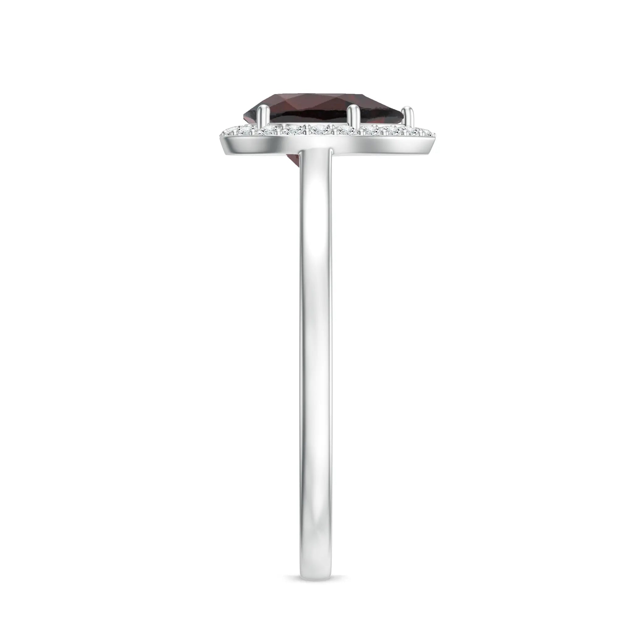 18K White Gold Vermeil
