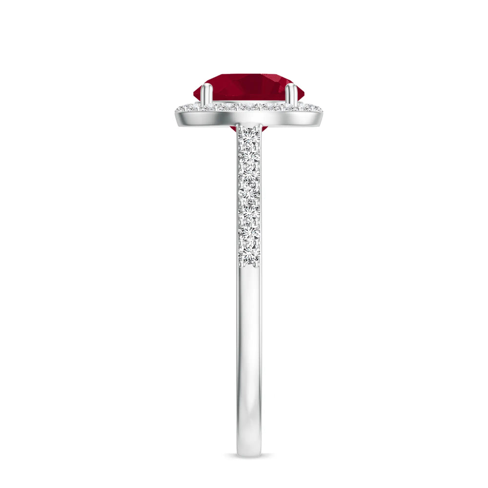 18K White Gold Vermeil