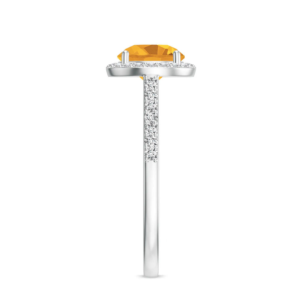 18K White Gold Vermeil