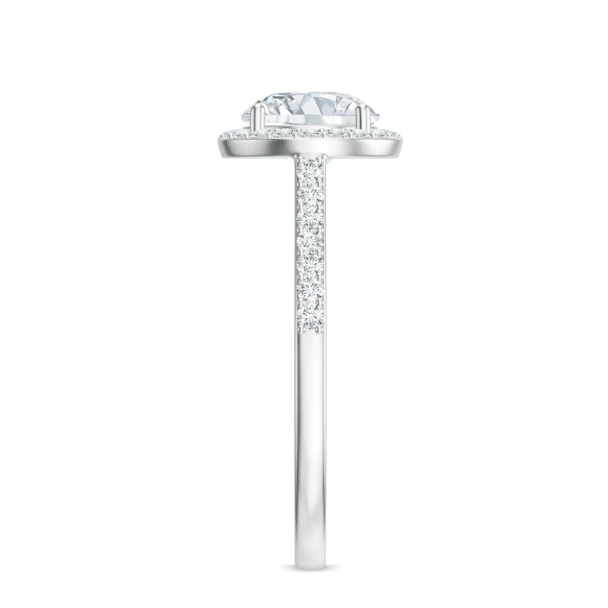 18K White Gold Vermeil