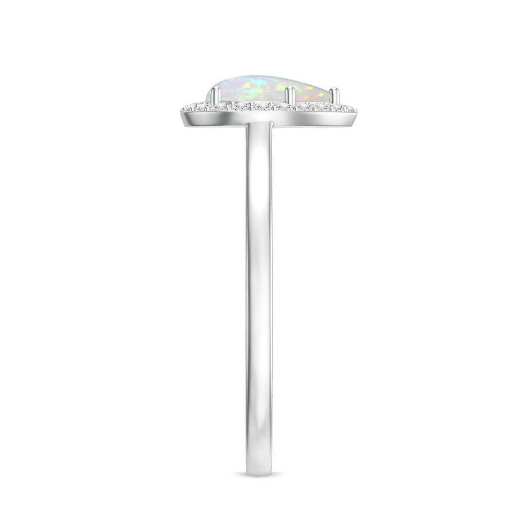 18K White Gold Vermeil