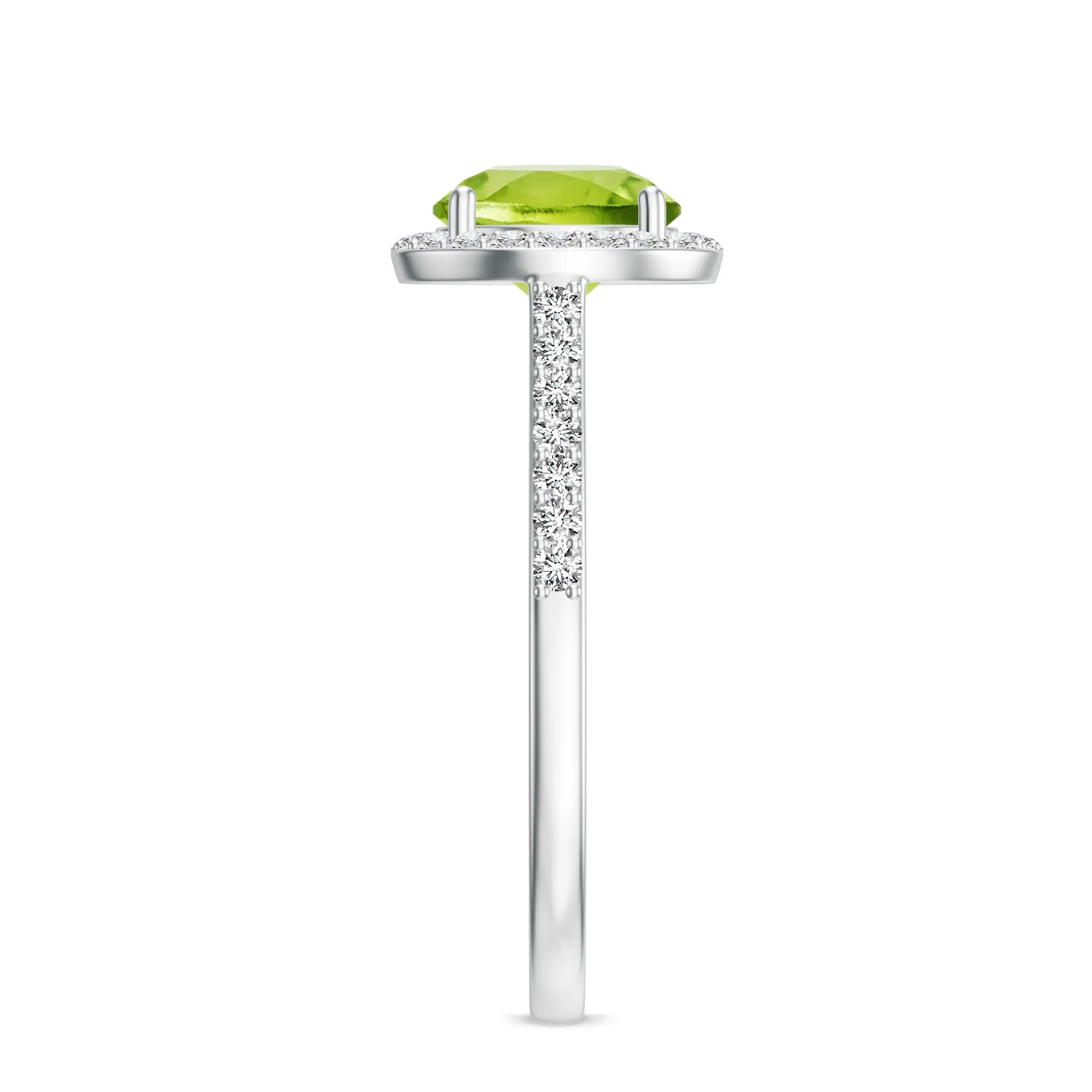 18K White Gold Vermeil