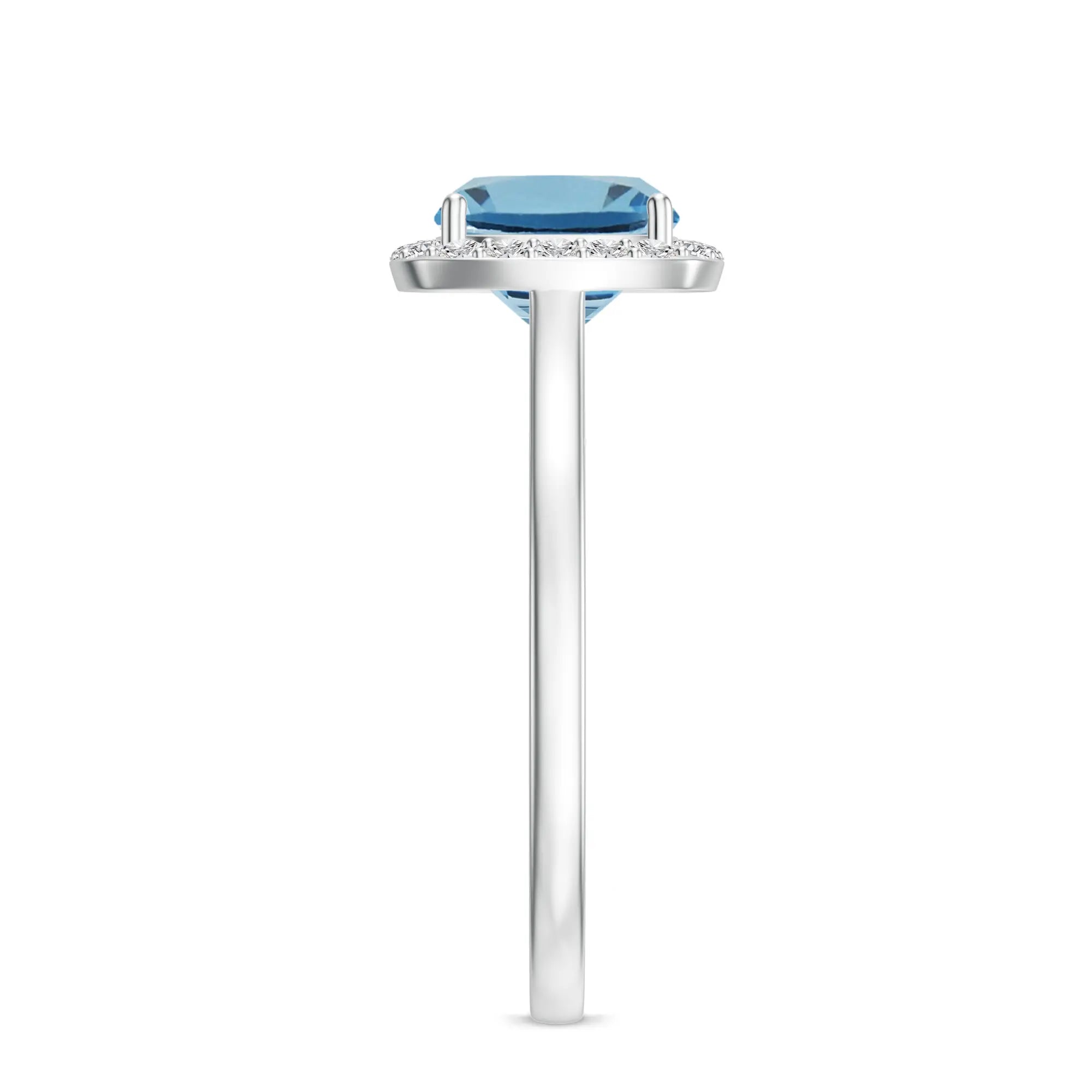 18K White Gold Vermeil