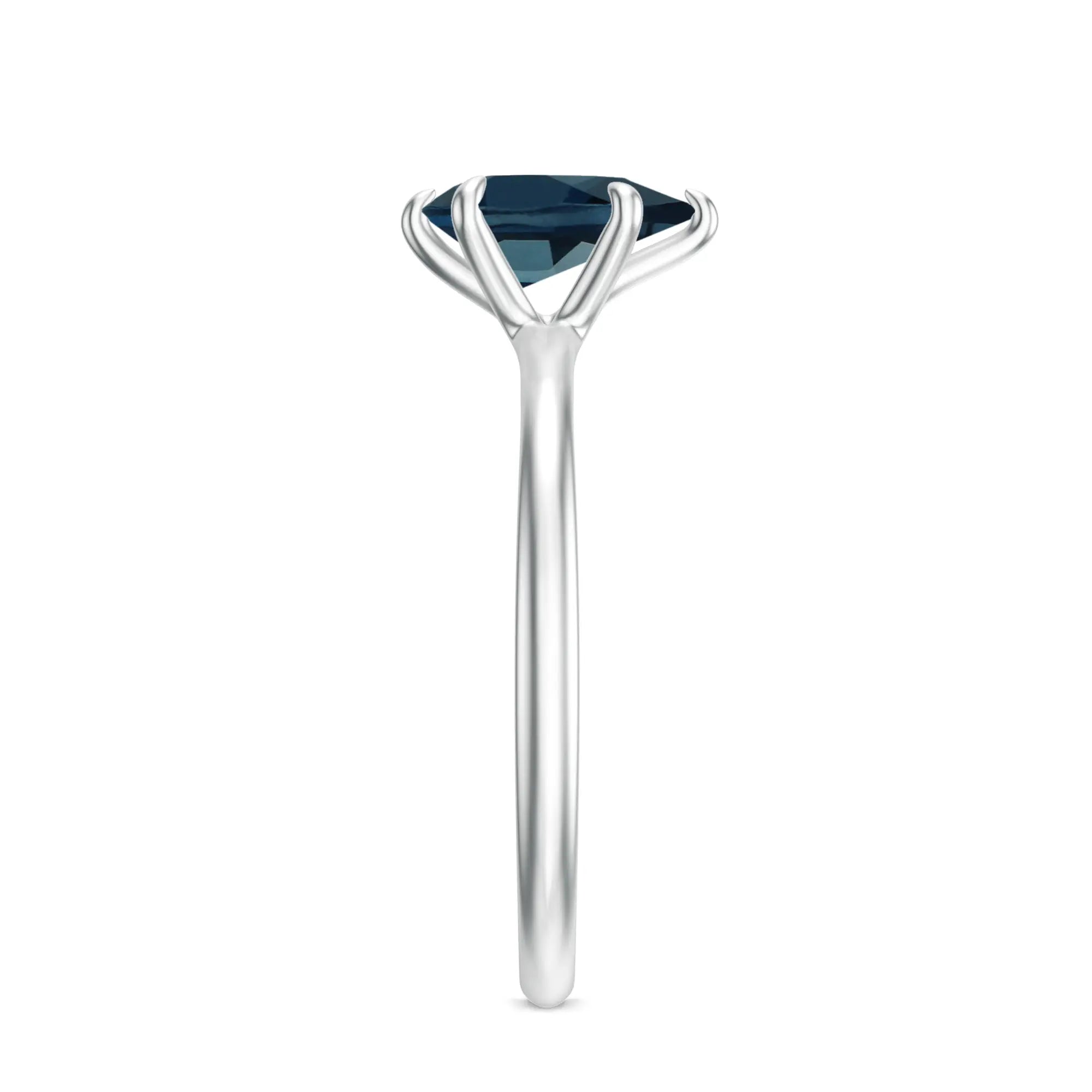 18K White Gold Vermeil