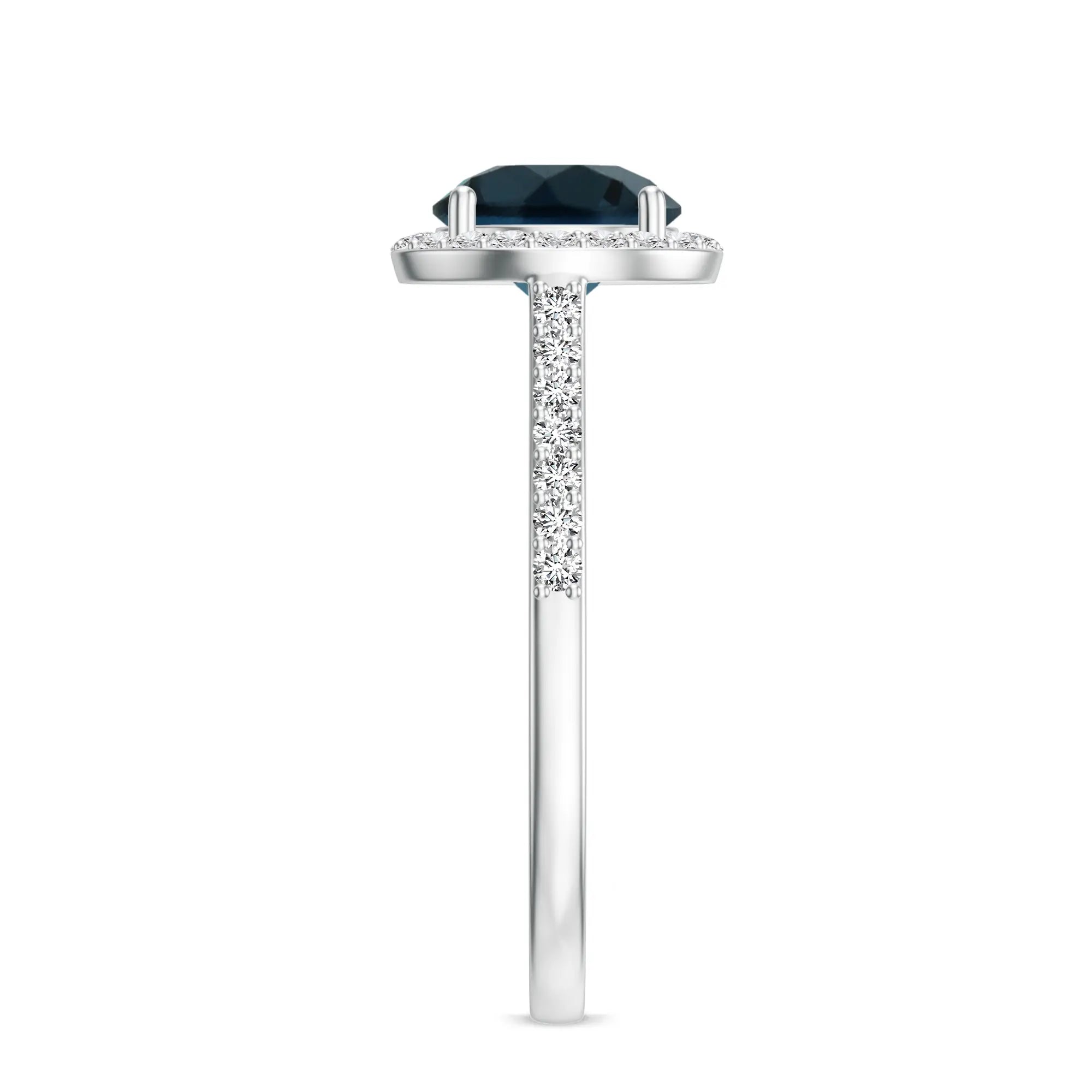 18K White Gold Vermeil