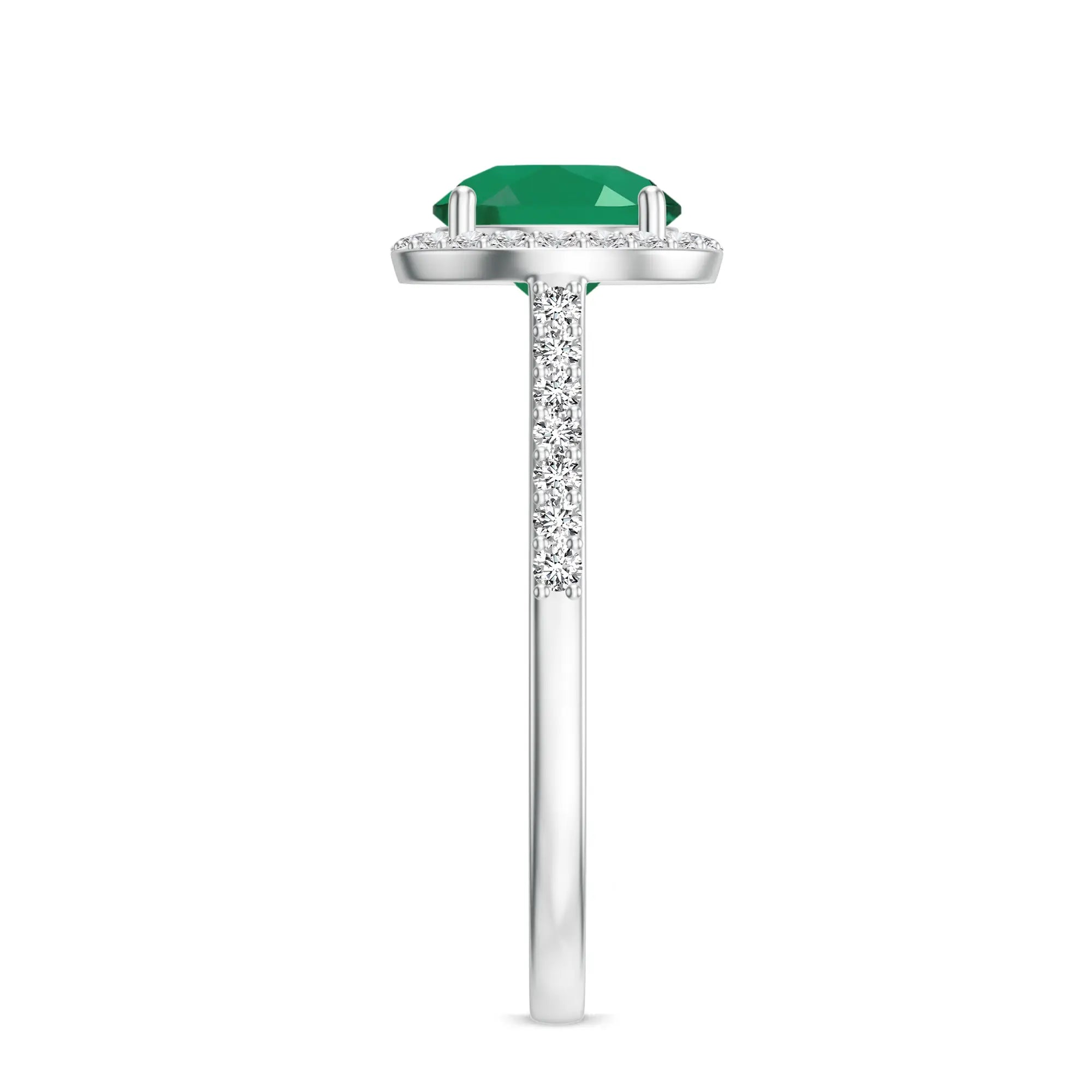 18K White Gold Vermeil
