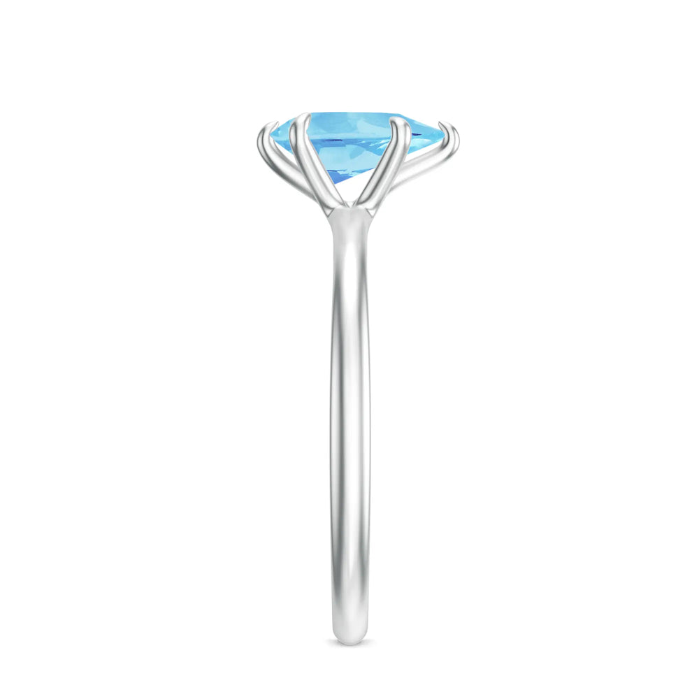 18K White Gold Vermeil