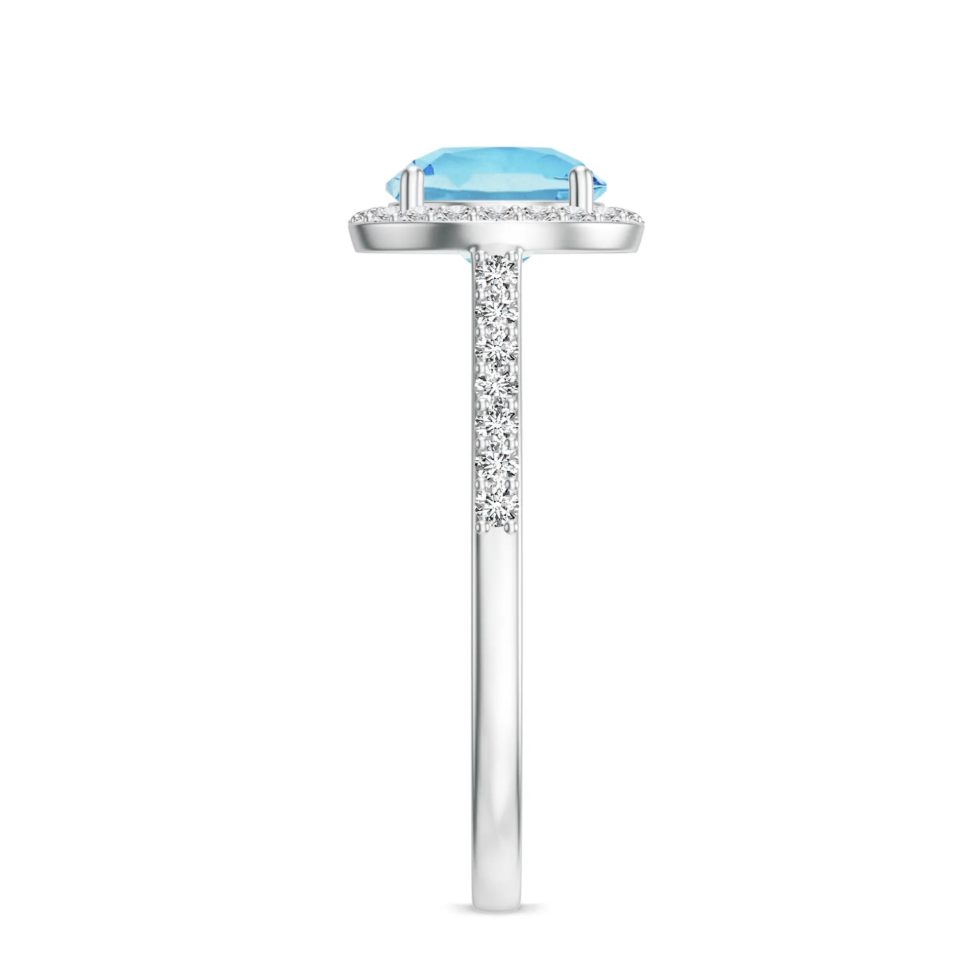 18K White Gold Vermeil