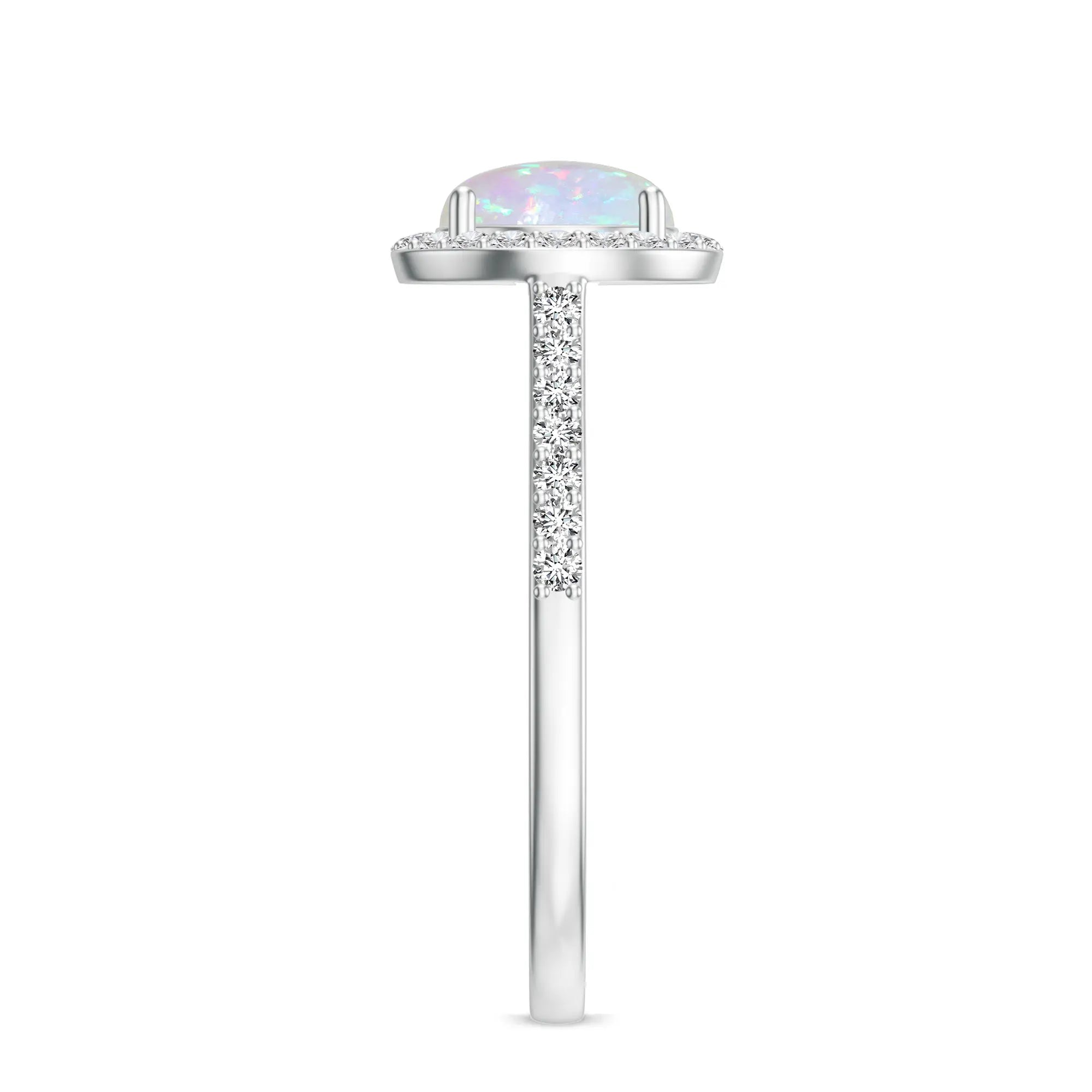 18K White Gold Vermeil