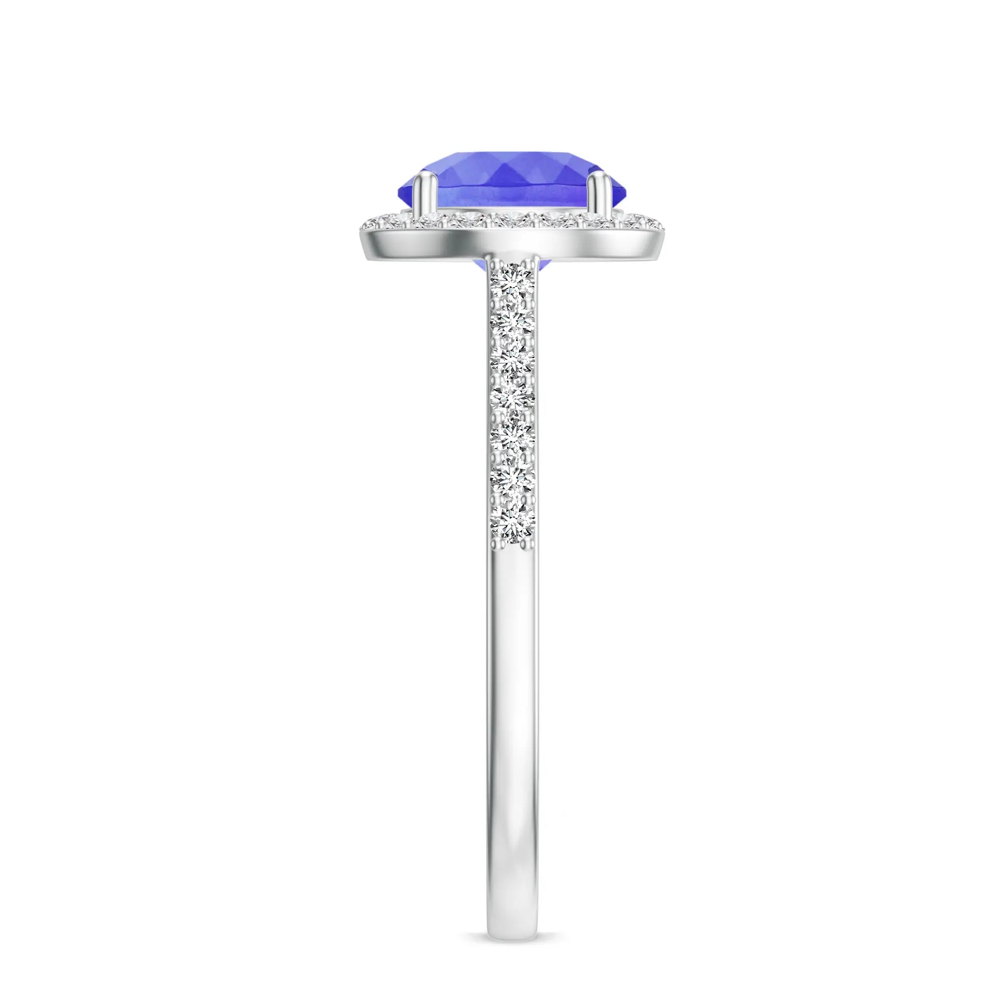 18K White Gold Vermeil