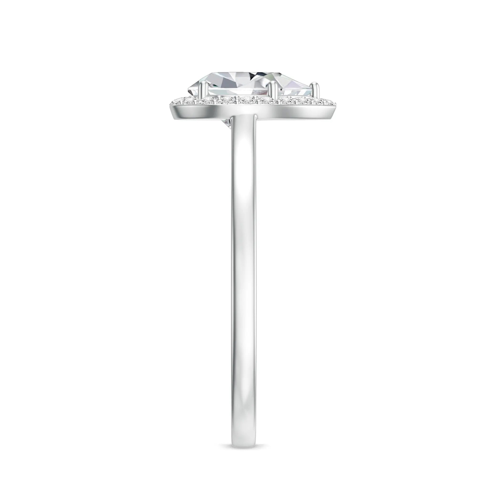 18K White Gold Vermeil