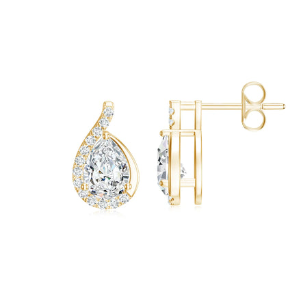 Moissanite Diamond Earrings
