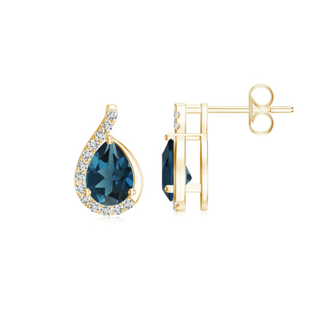 London Blue Topaz Earrings