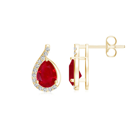 Ruby Earrings