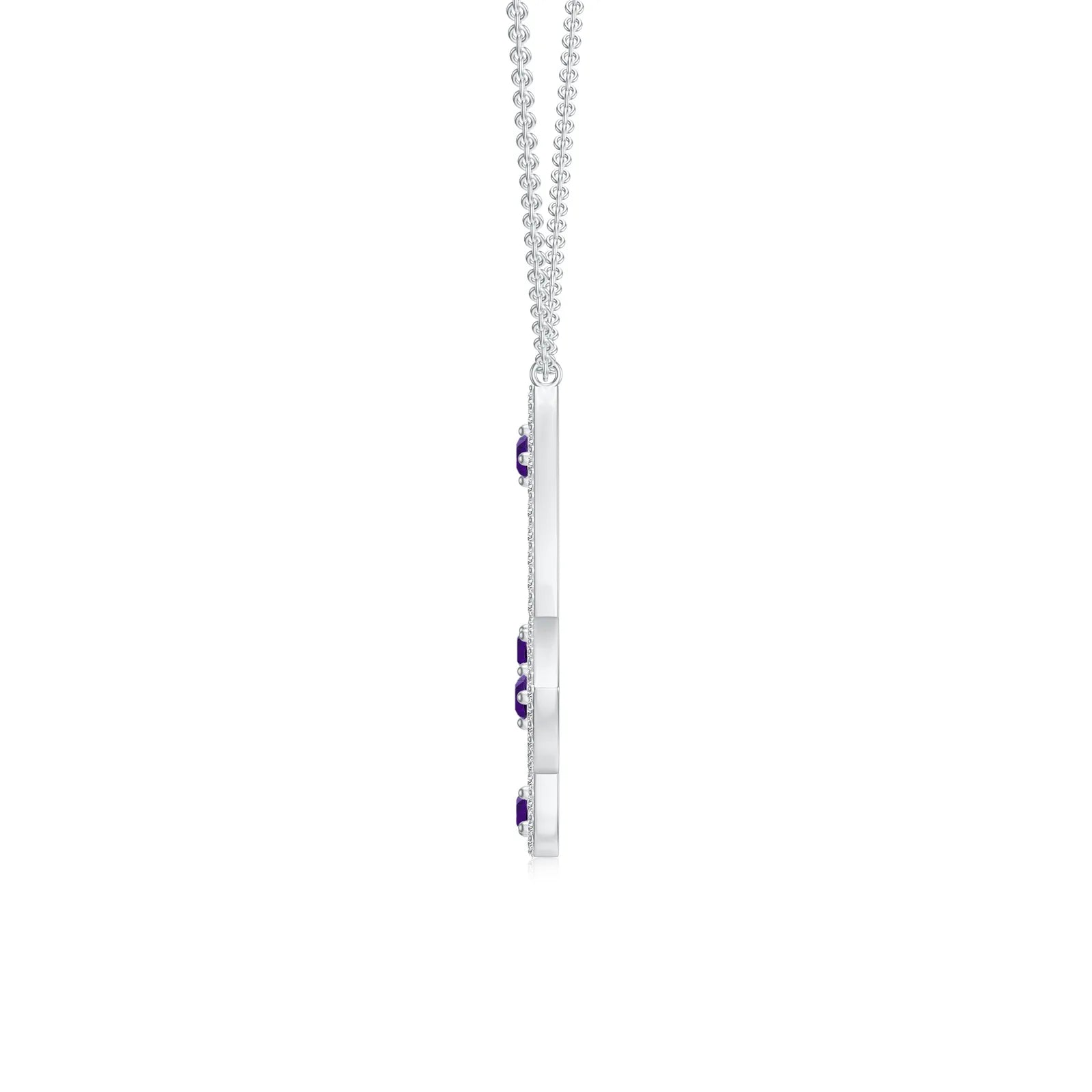 18K White Gold Vermeil