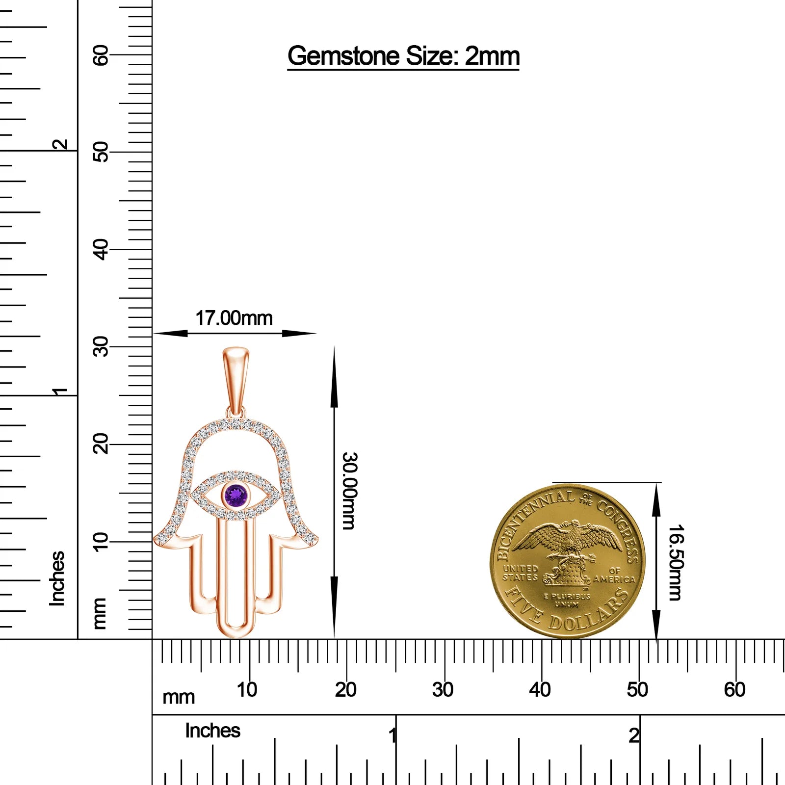 18K Rose Gold Vermeil