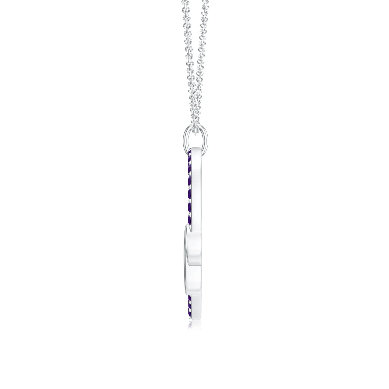 18K White Gold Vermeil