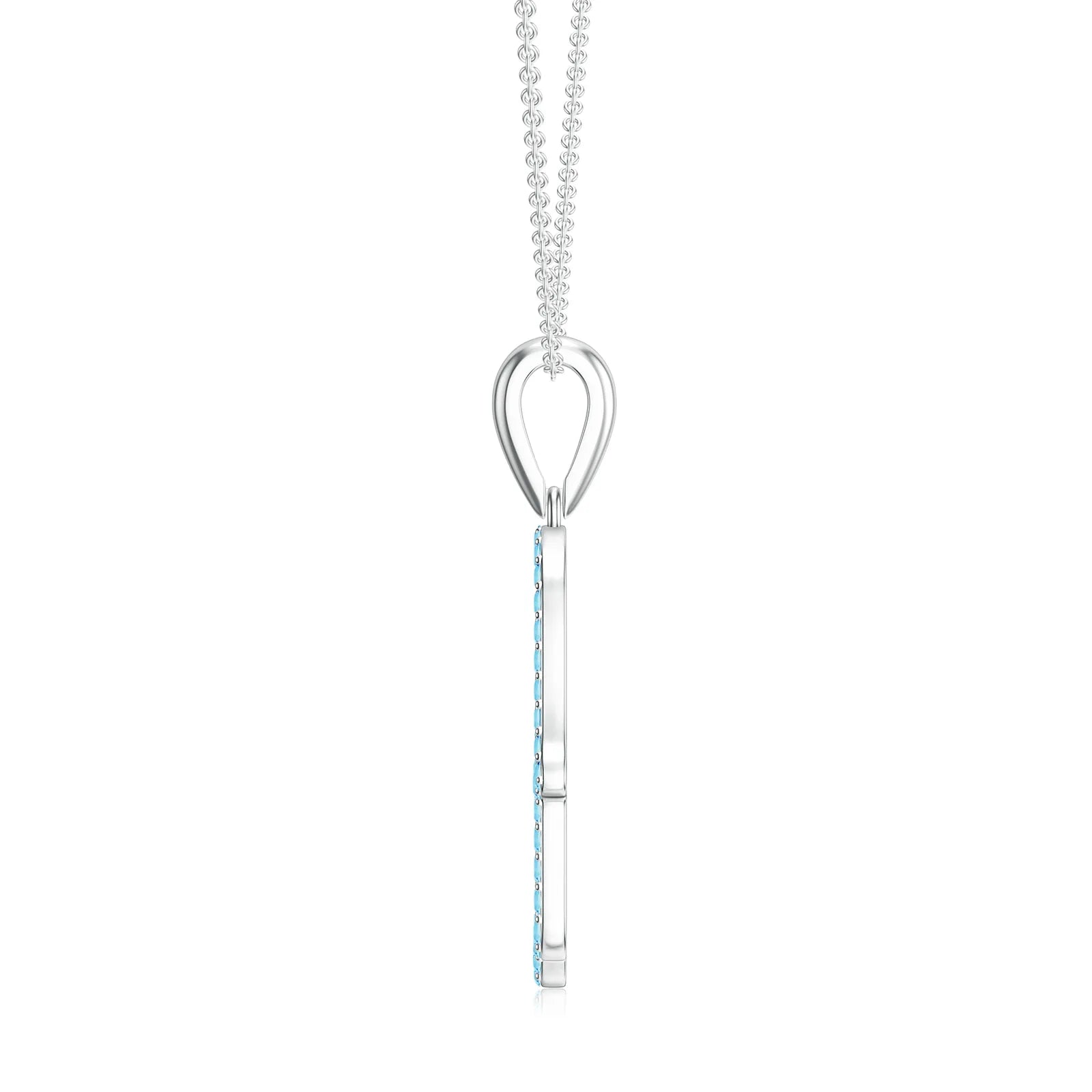 18K White Gold Vermeil