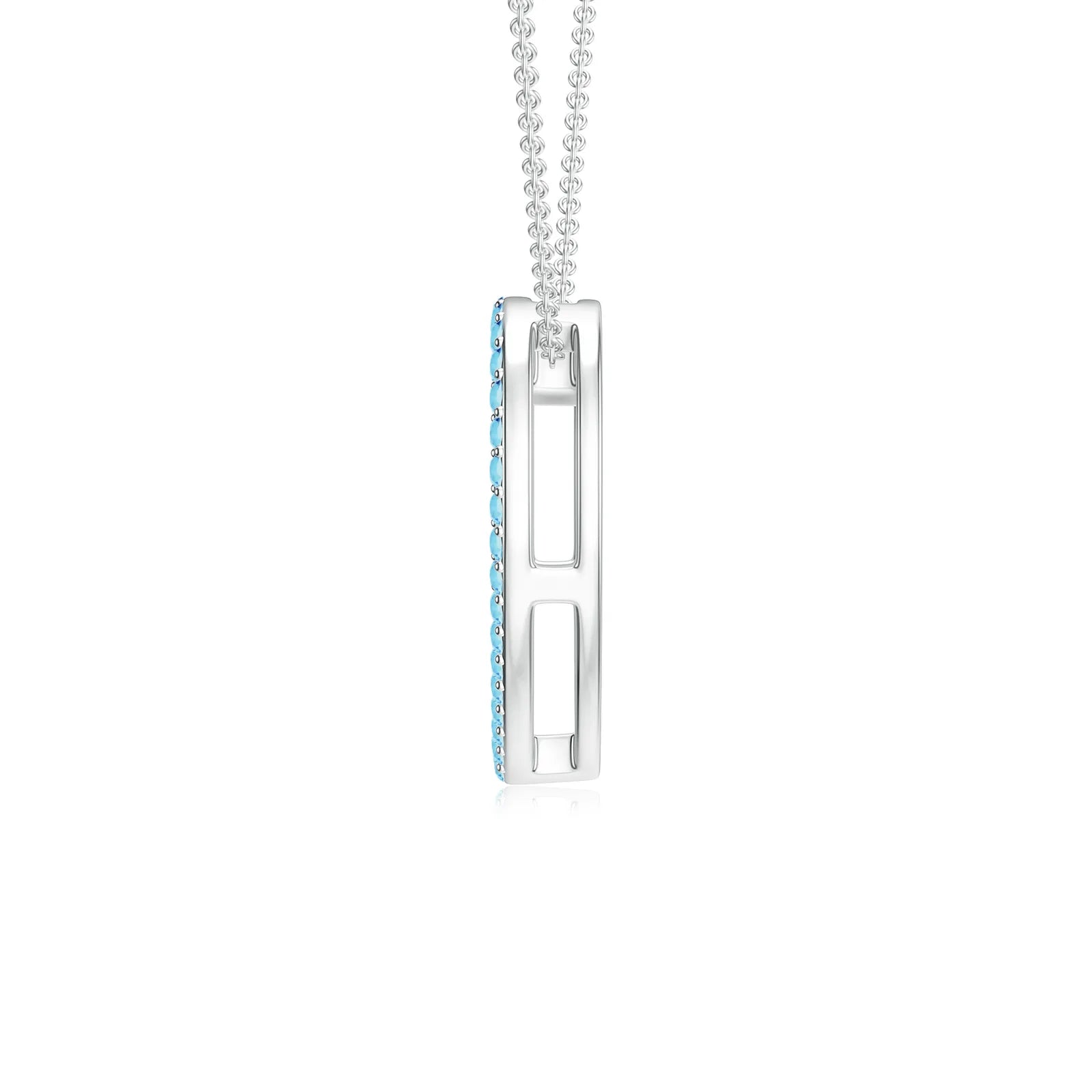 18K White Gold Vermeil