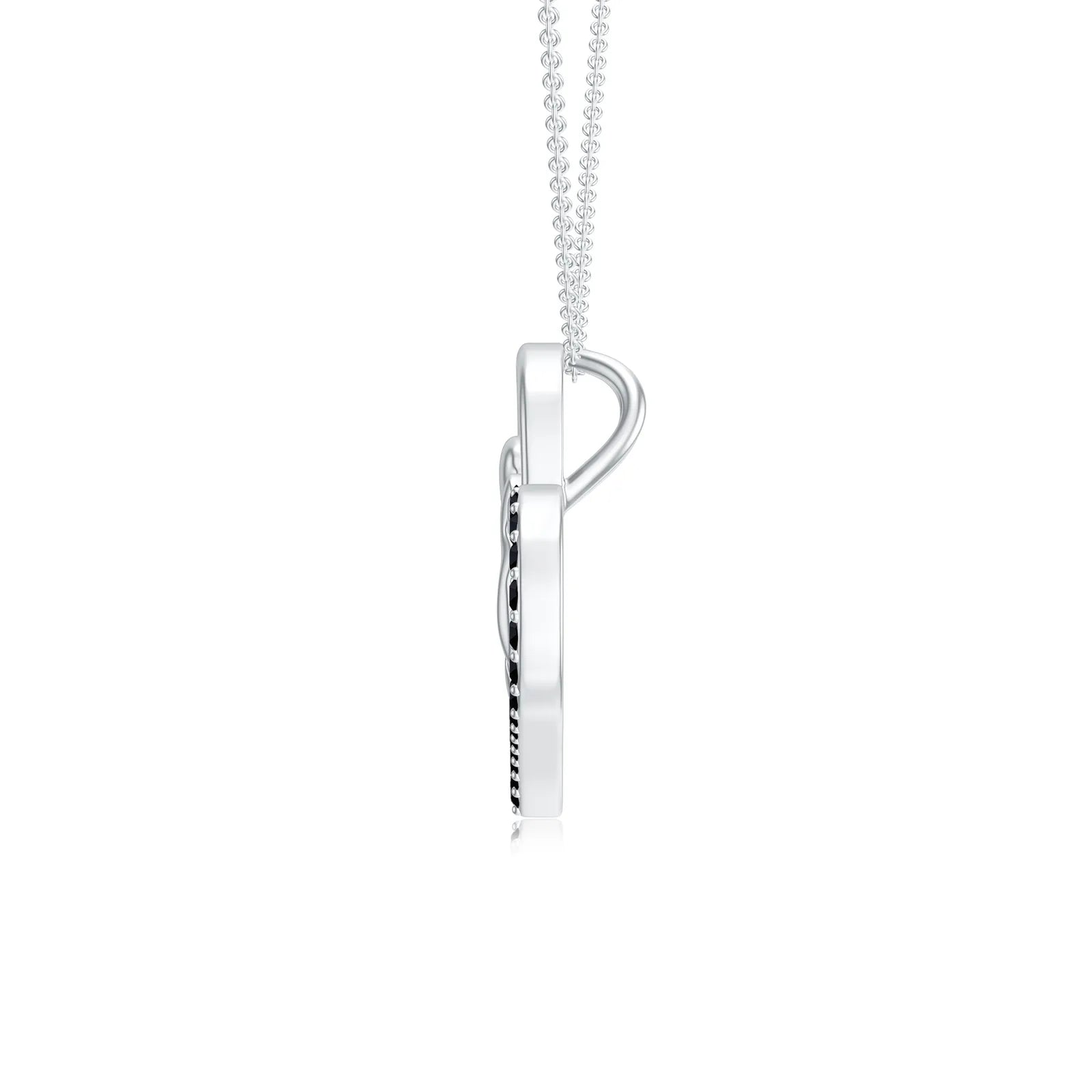 18K White Gold Vermeil