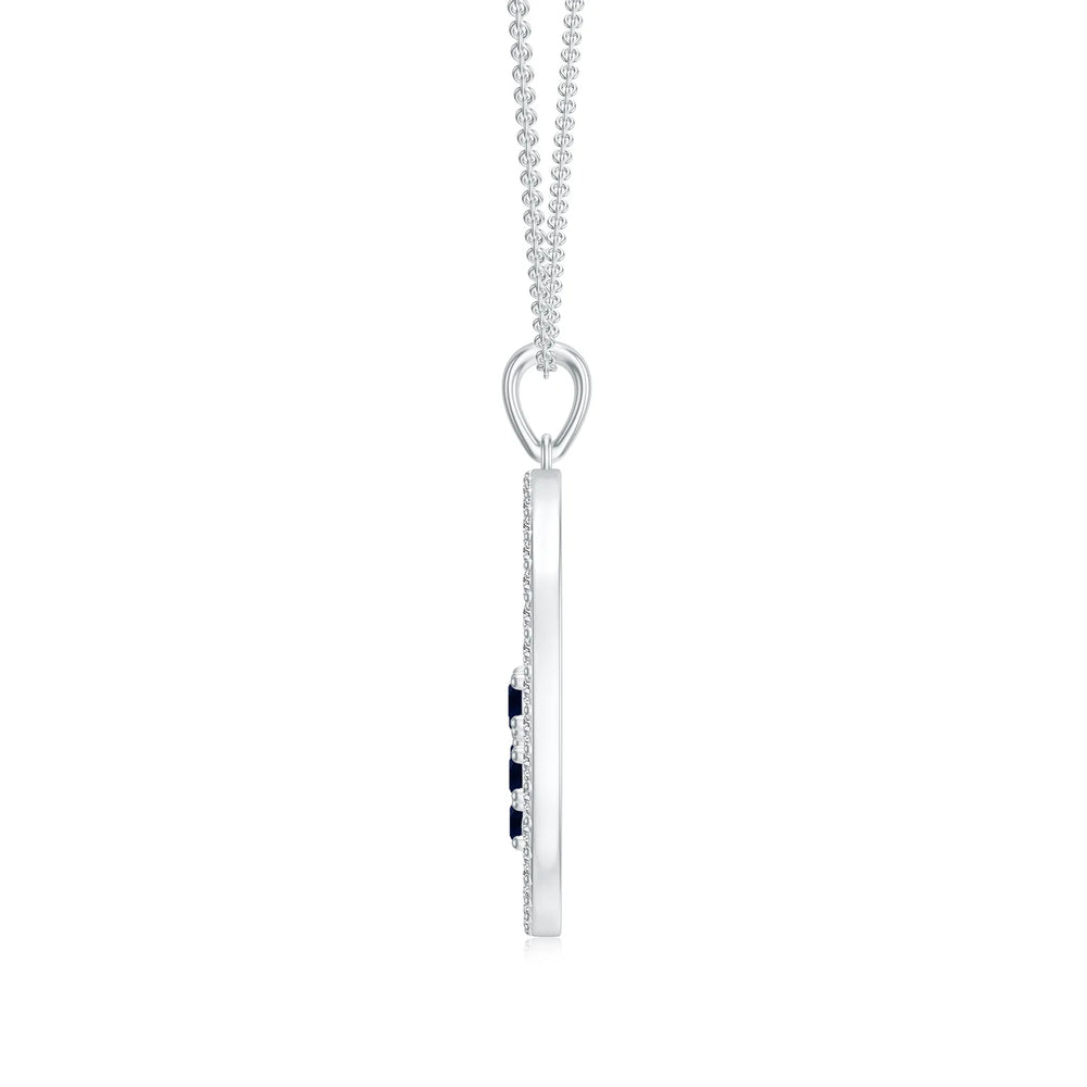 18K White Gold Vermeil
