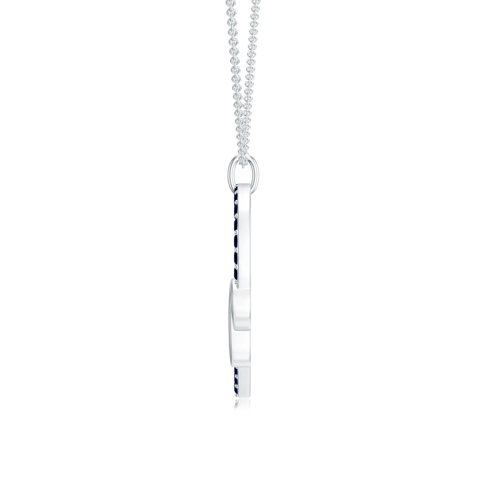 18K White Gold Vermeil