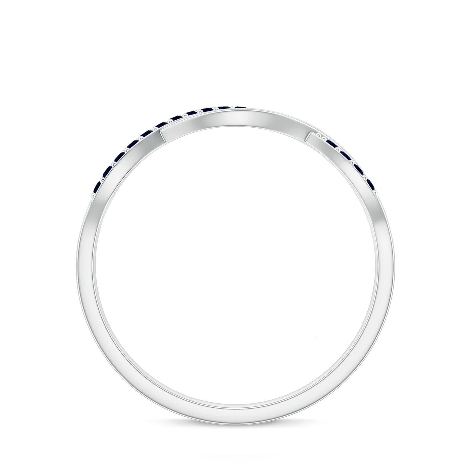 18K White Gold Vermeil
