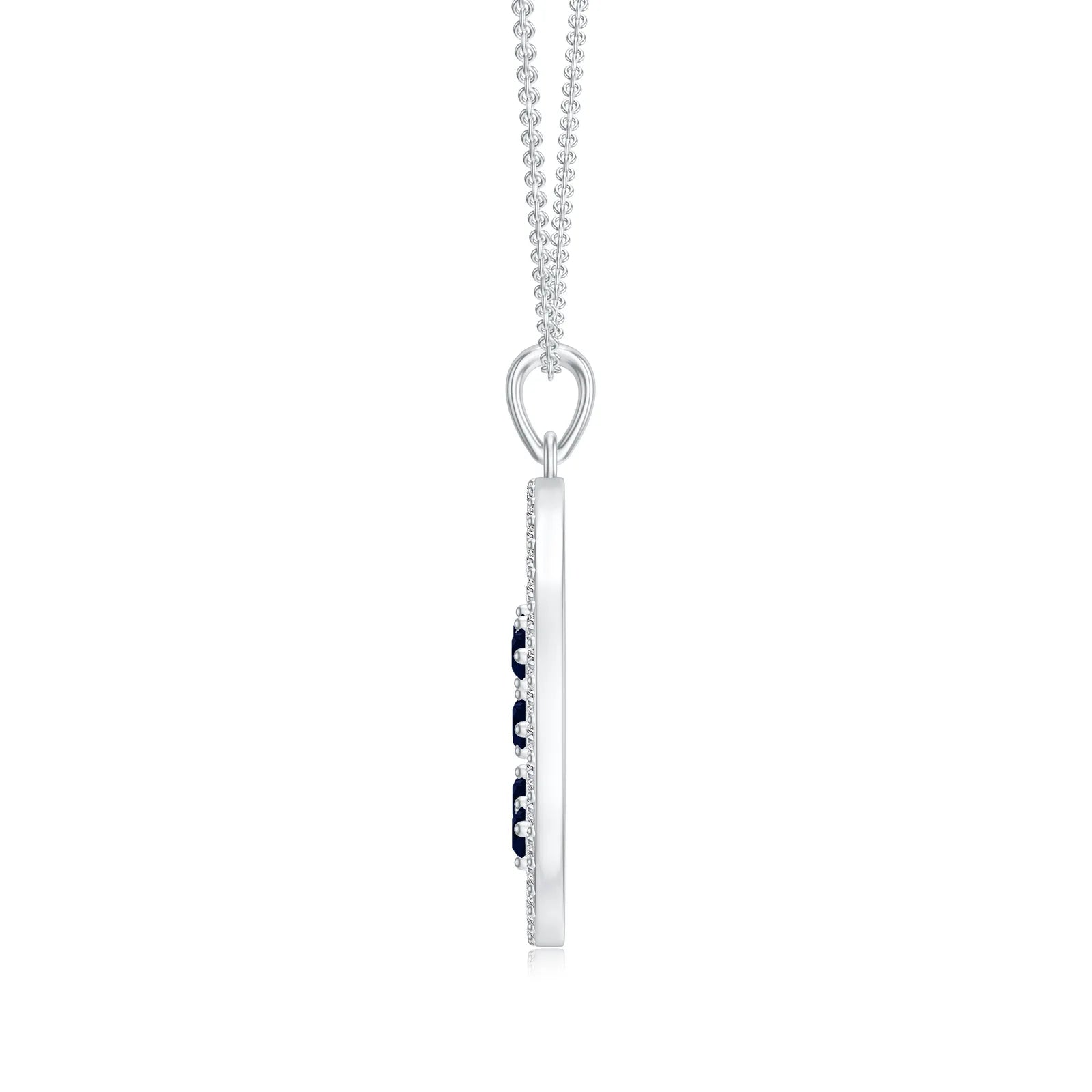 18K White Gold Vermeil