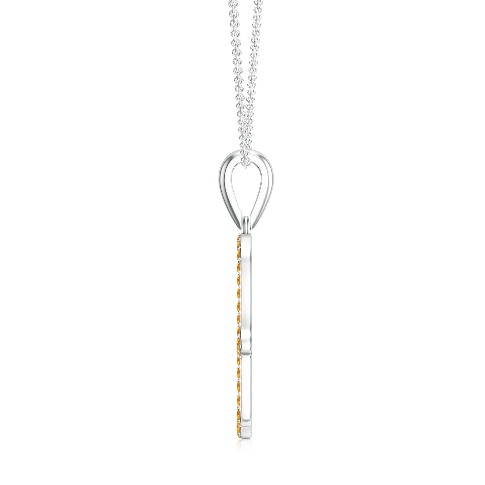 18K White Gold Vermeil