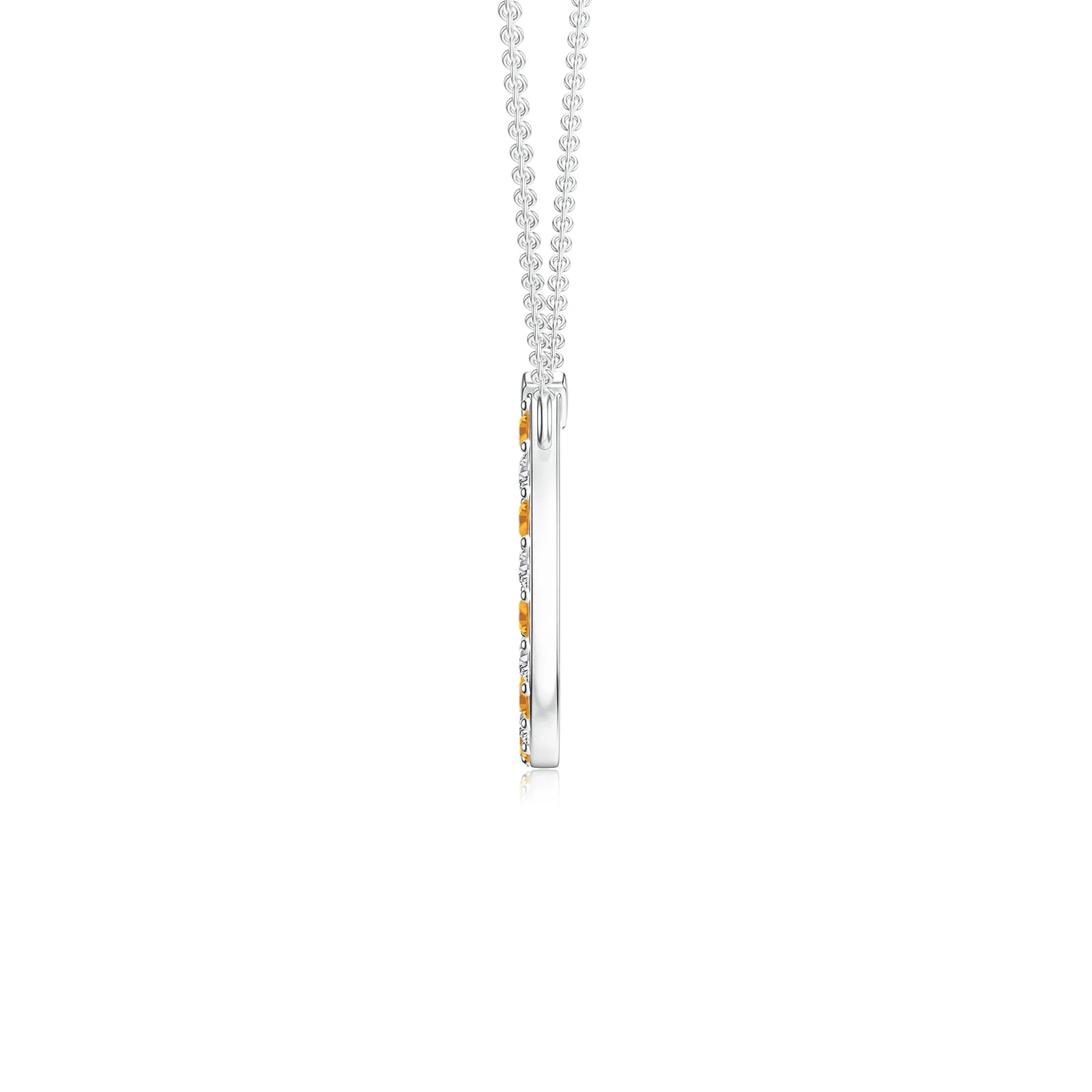 18K White Gold Vermeil