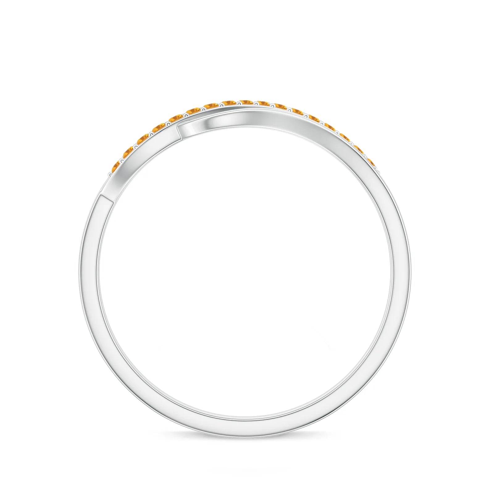 18K White Gold Vermeil