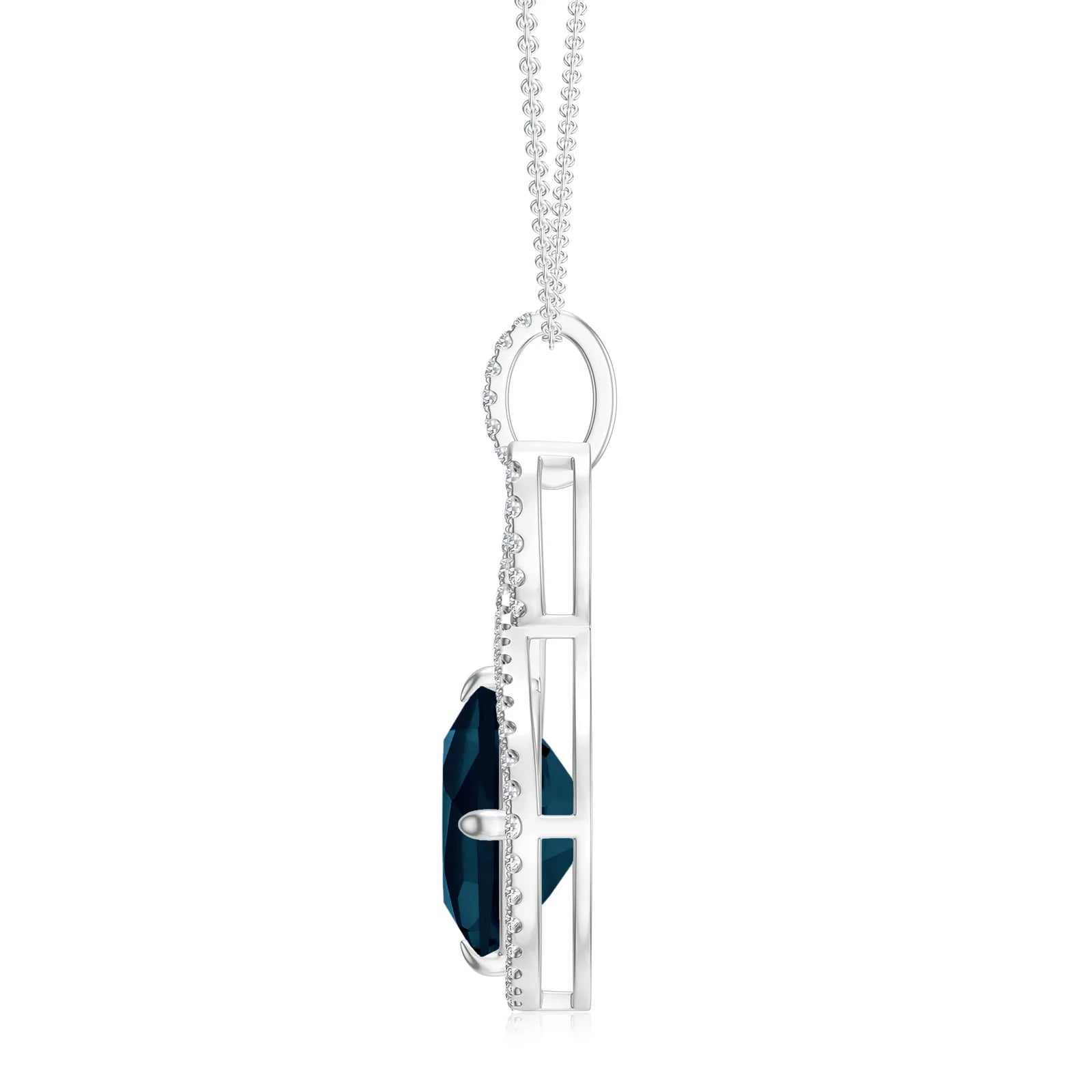 18K White Gold Vermeil
