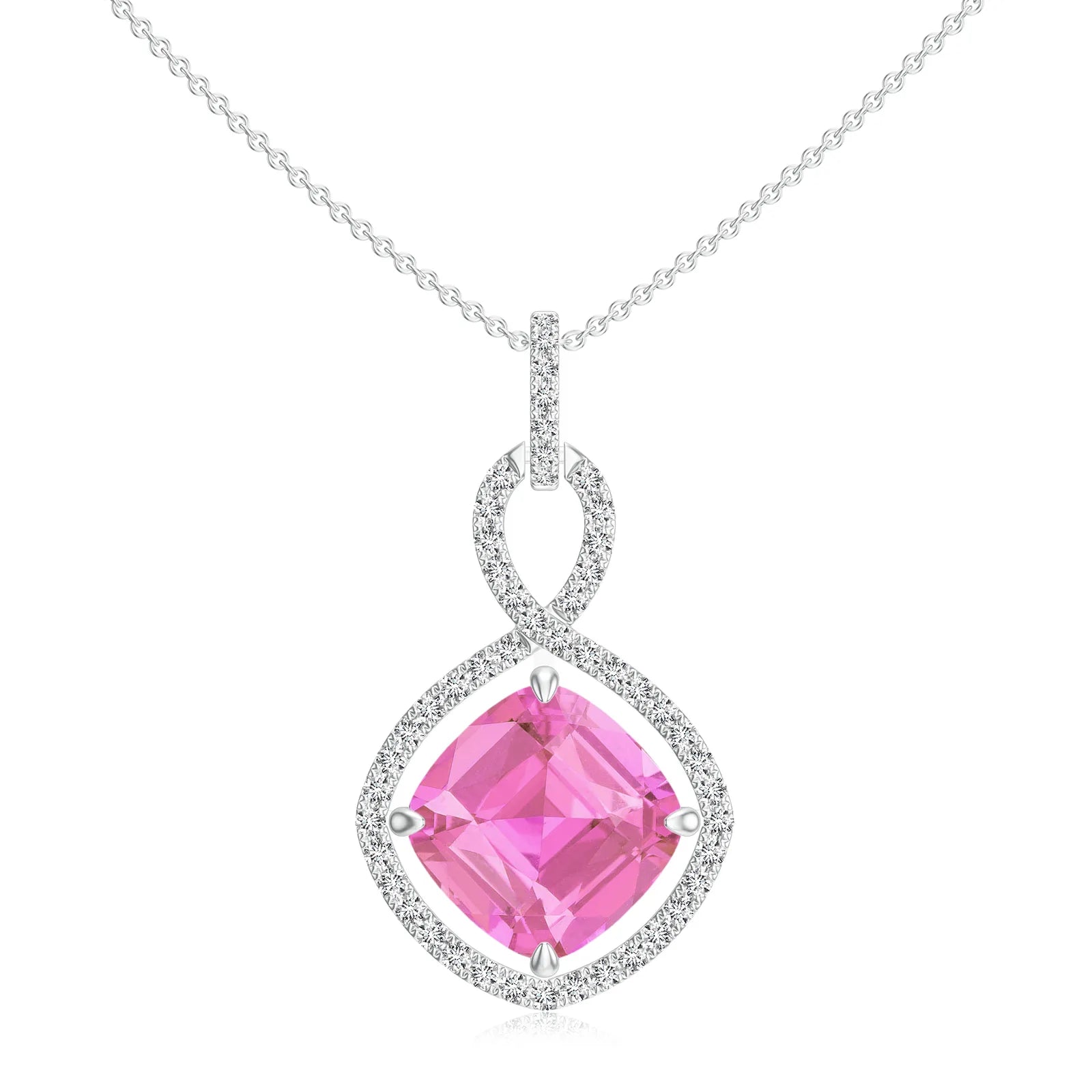 18K White Gold Vermeil